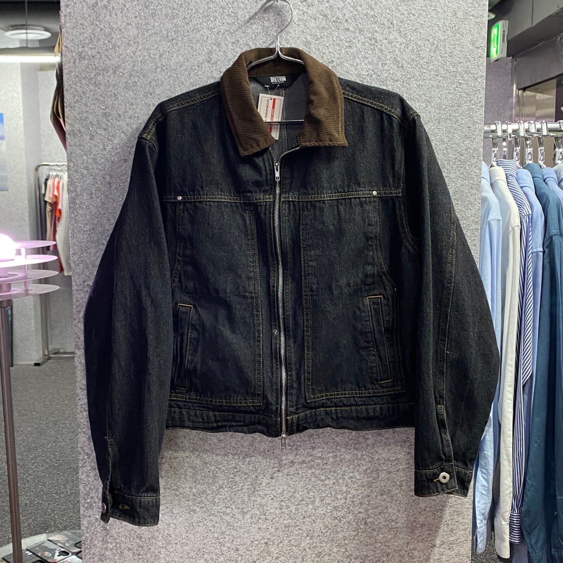 트릴리온 포켓 데님 트러커 자켓 B3090 상품이미지2