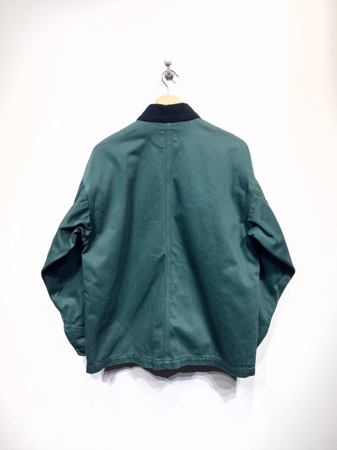 빔즈(BEAMS)데님 커버올 자켓 그린 상품이미지2