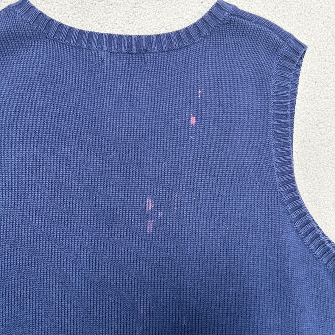 폴로랄프로렌 네이비 컬러 브이넥 니트 베스트 L 상품이미지5