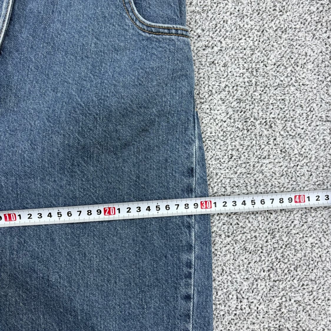 실측확인 자라 데님 점프수트 0406J 상품이미지7