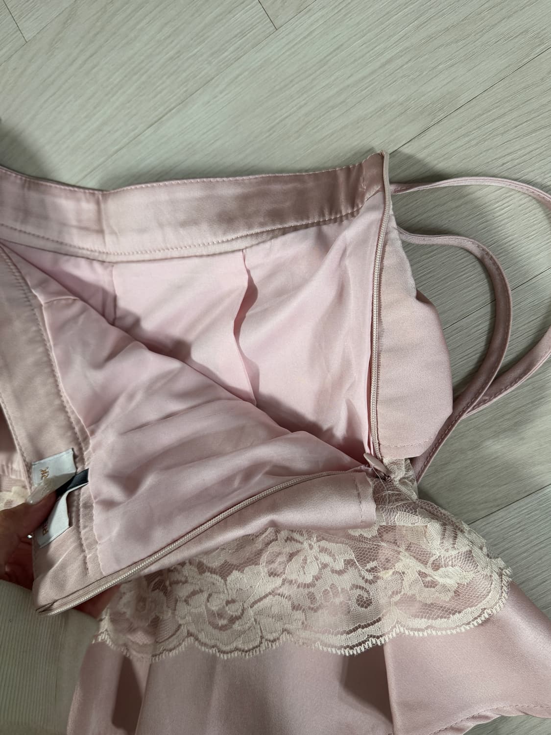 발레코어 레이스 스커트 상품이미지2