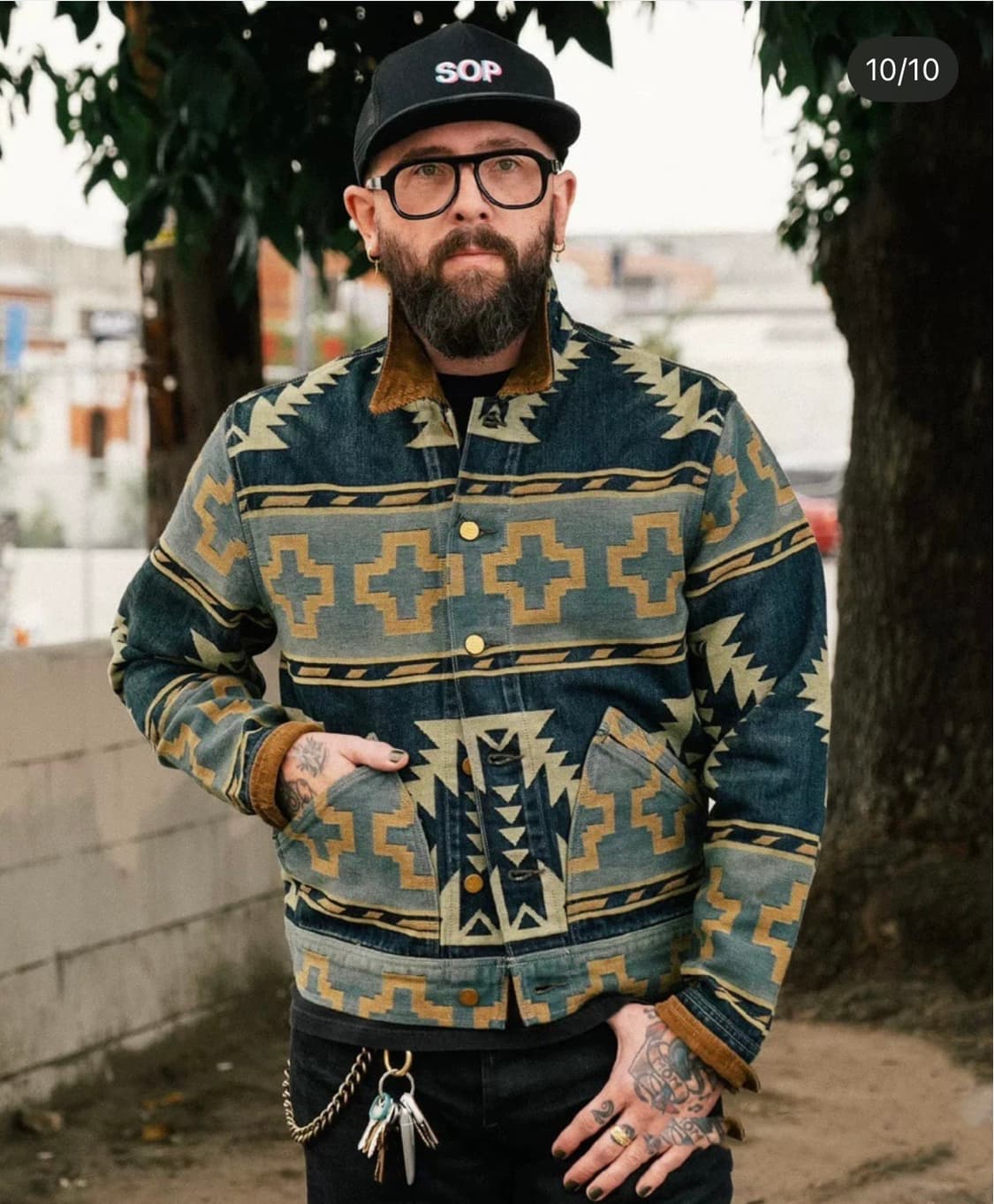 RRL 더블알엘 자카드 데님 자켓 상품이미지2