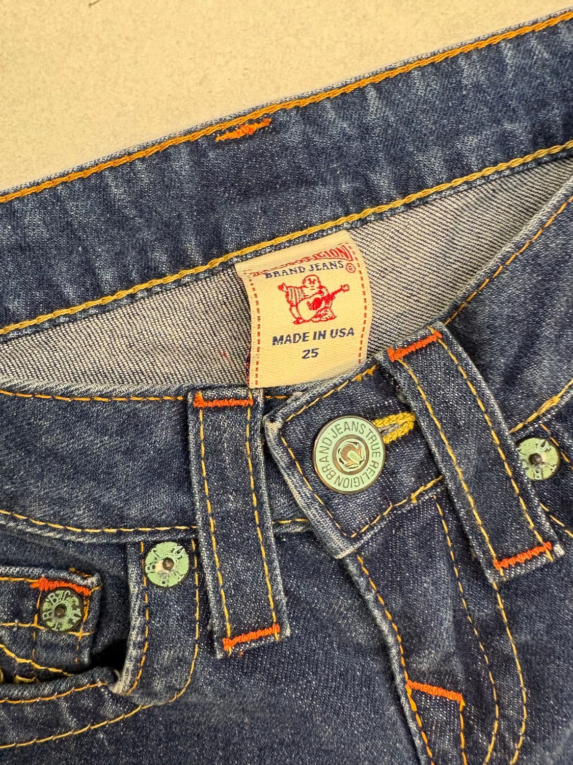 트루릴리전 스트레이트 데님팬츠 상품이미지7