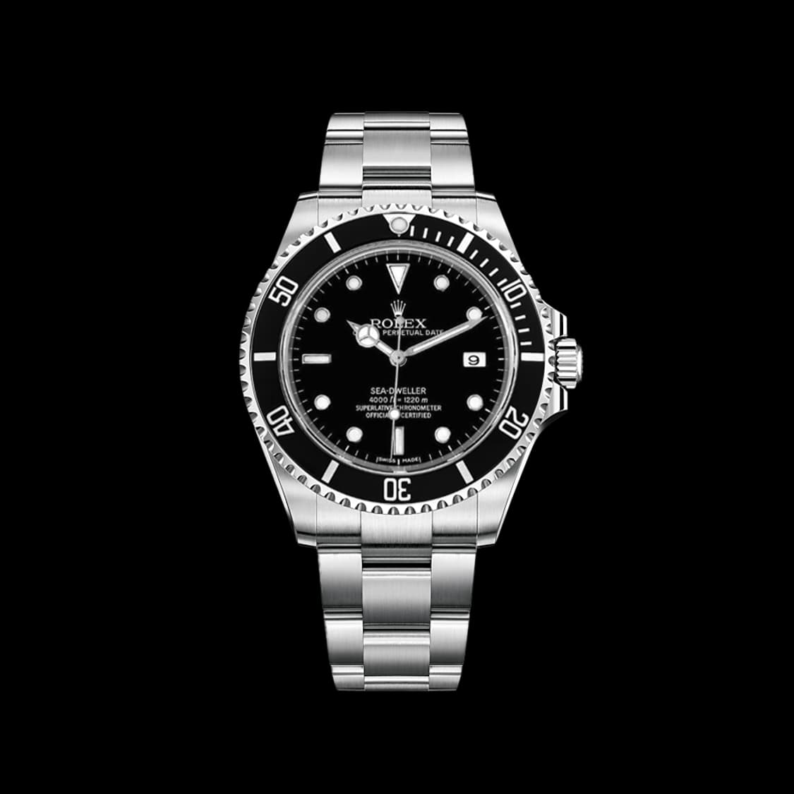 롤렉스 씨드웰러 16600 40mm 퍼페츄얼 스틸 블랙 오이스터 시계 상품이미지1