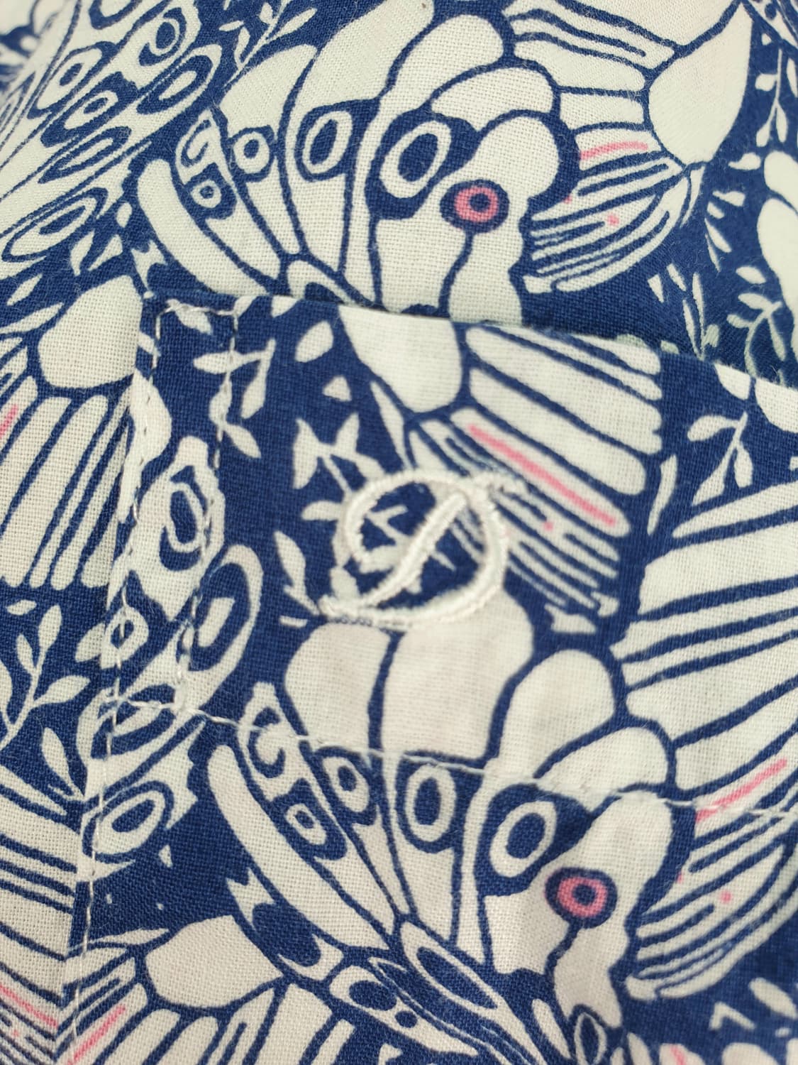 [110]듀퐁 나비 패턴 반팔 셔츠 상품이미지5