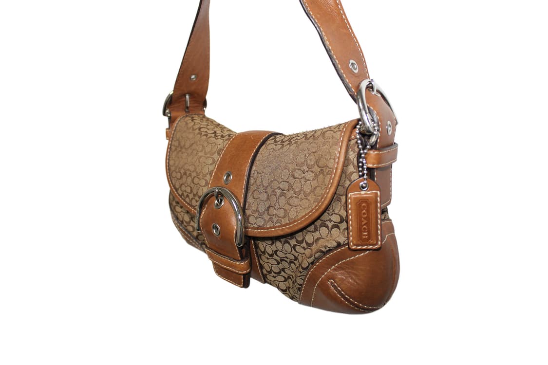 2000s Y2K COACH 코치 미니 호보백 상품이미지3