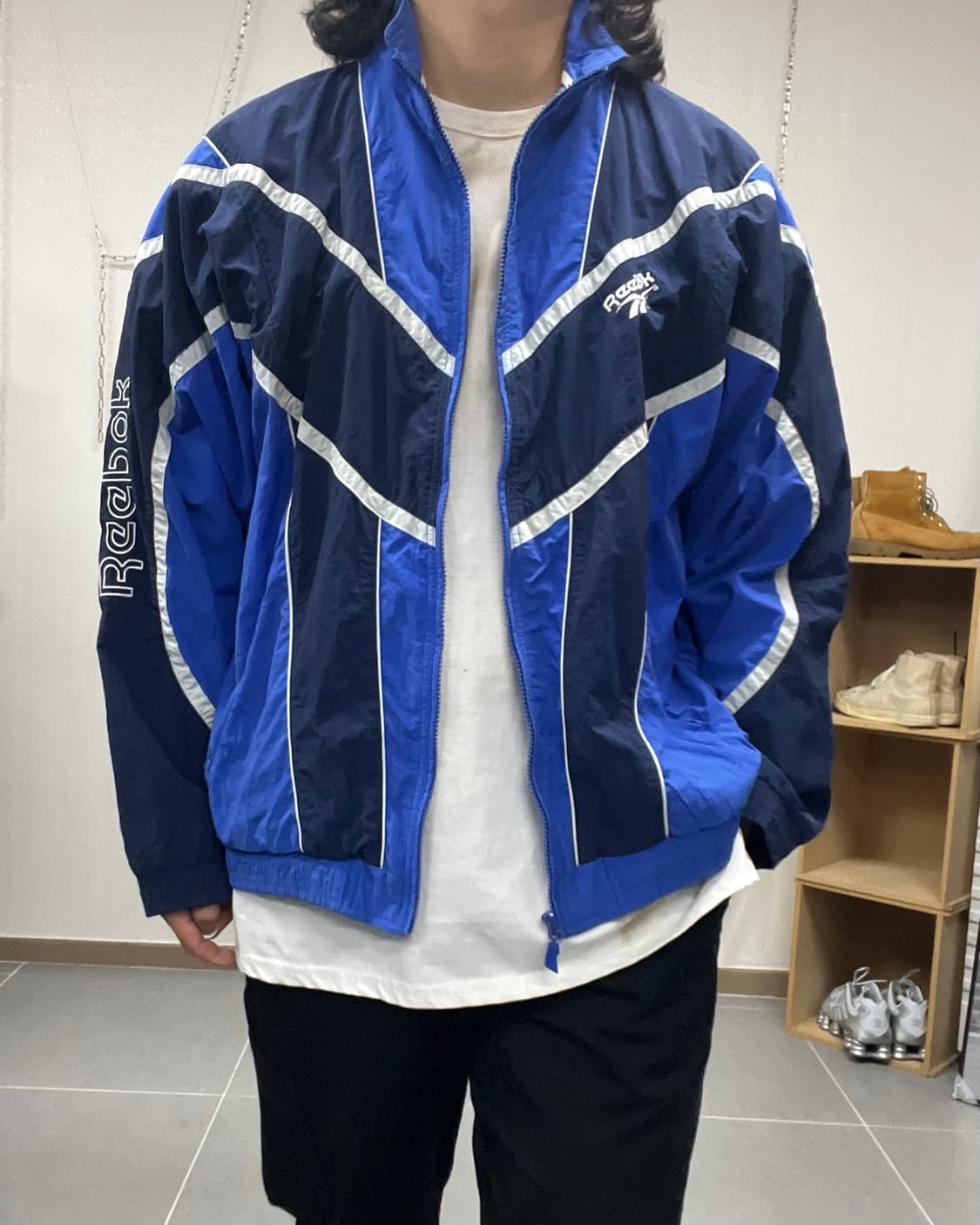 (XL~2XL)90'S 리복 바람막이-M2084 상품이미지1