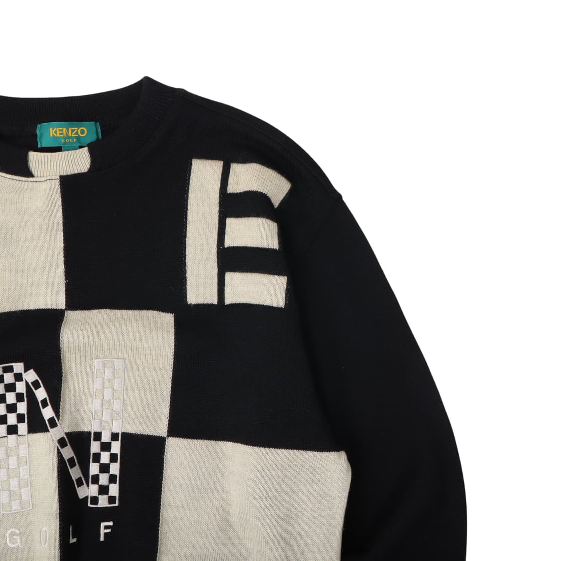 겐조 골프 체커보드 울 니트 스웨터 상품이미지2