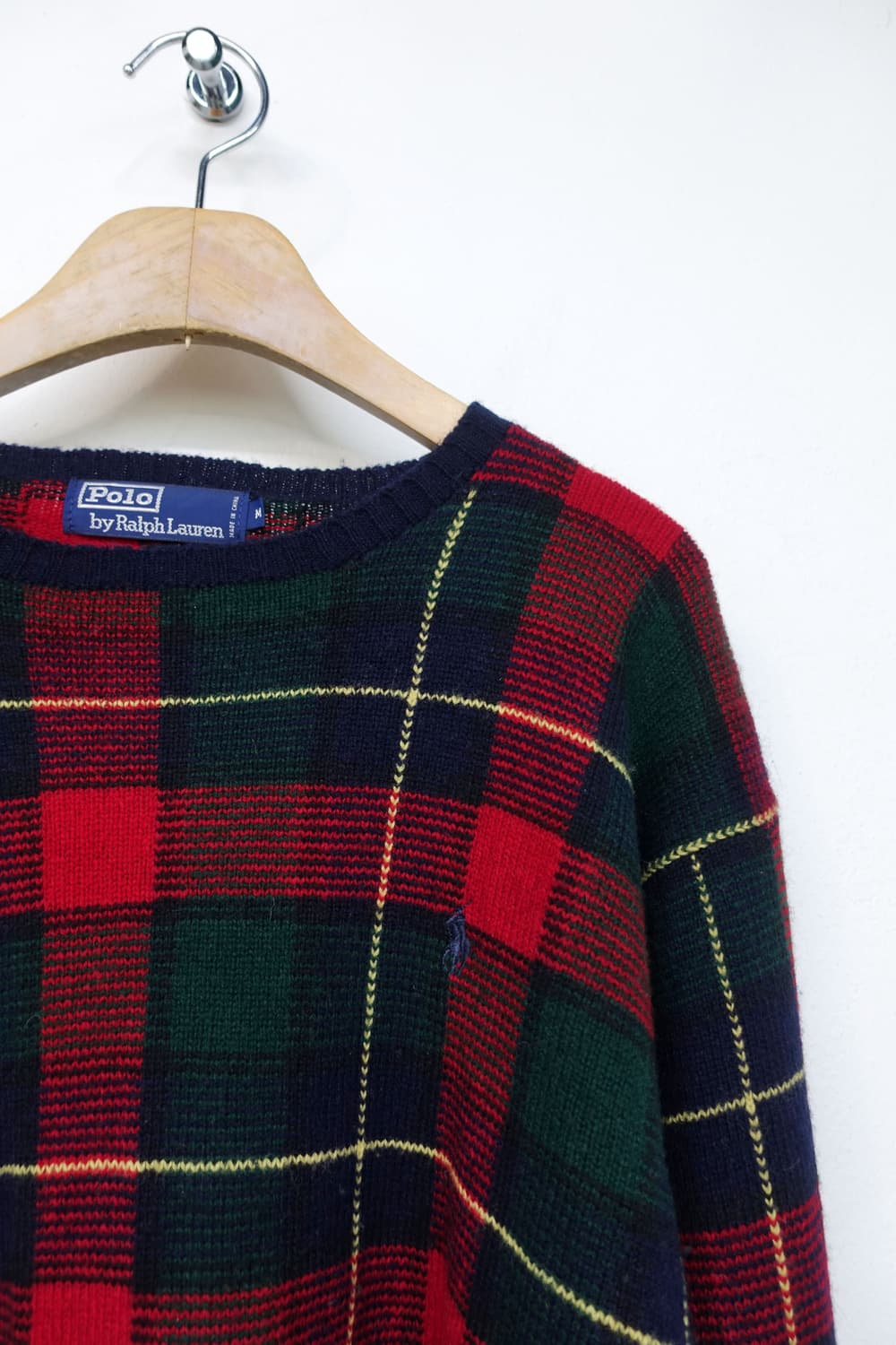 폴로 랄프 로렌 타탄 체크 니트 상품이미지6