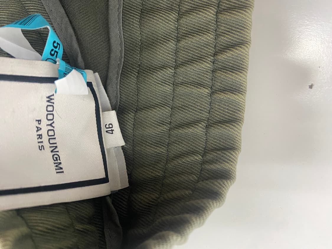  우영미 투턱 와이드 치노팬츠 [카키] 46사이즈 상품이미지7