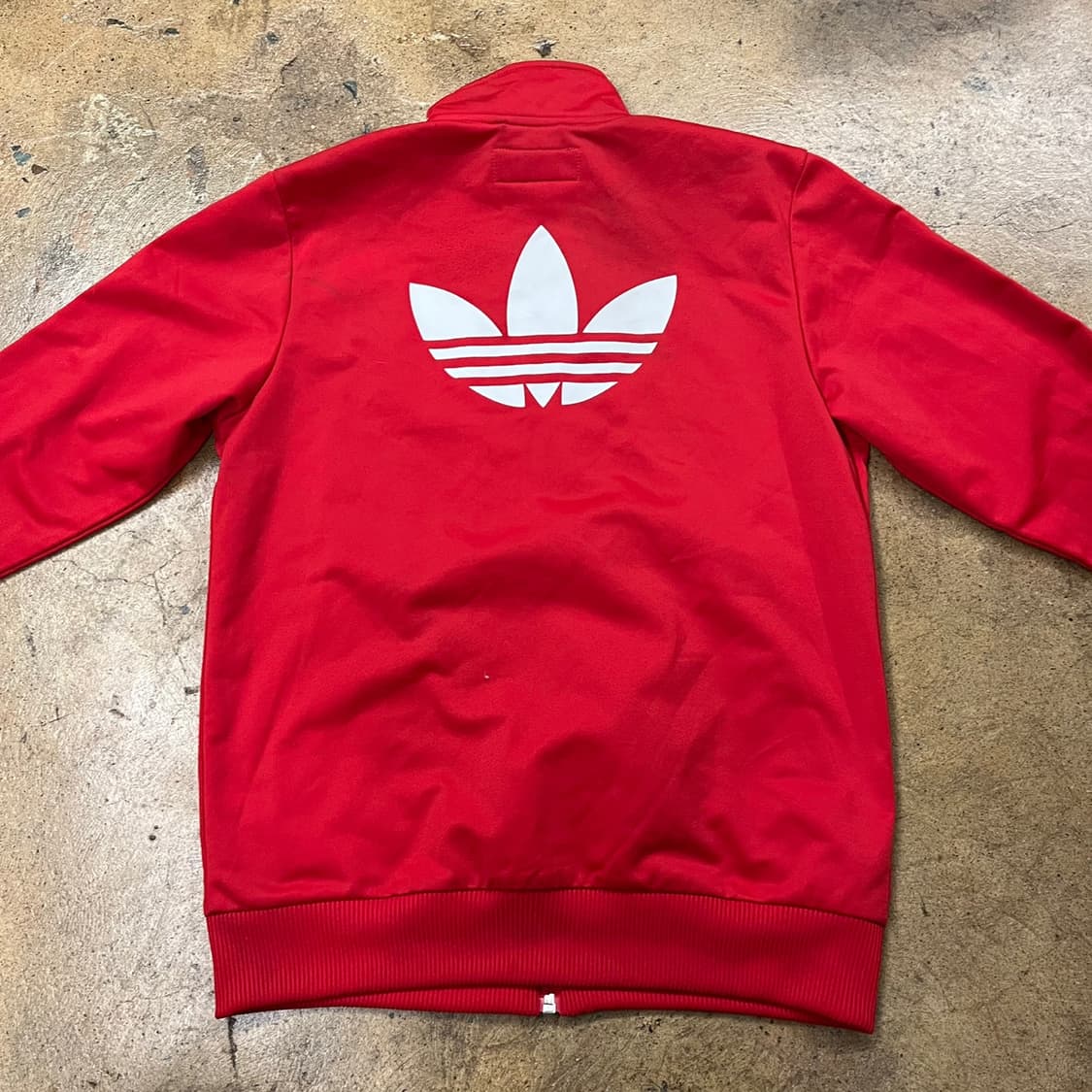 [정품/79] 아디다스 빨간색 레드 져지 삼선 트랙탑 b14 상품이미지4