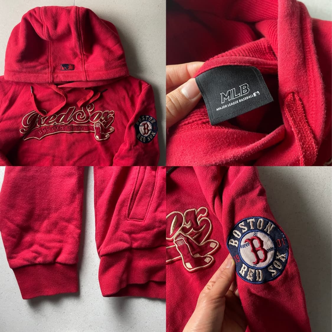 Mlb 레드삭스 후드티 상품이미지3