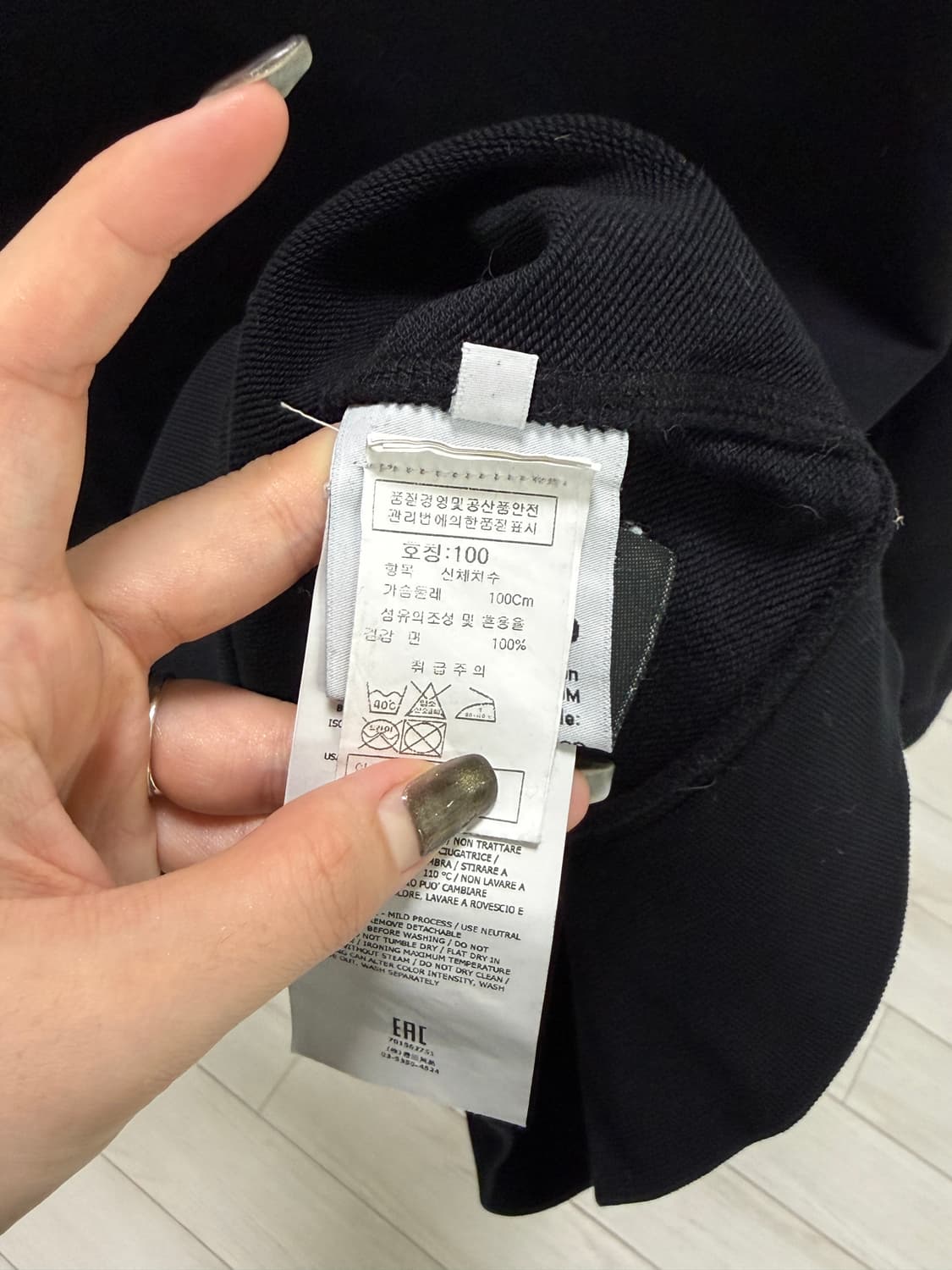 스톤아일랜드 맨투맨 블랙 L 상품이미지6