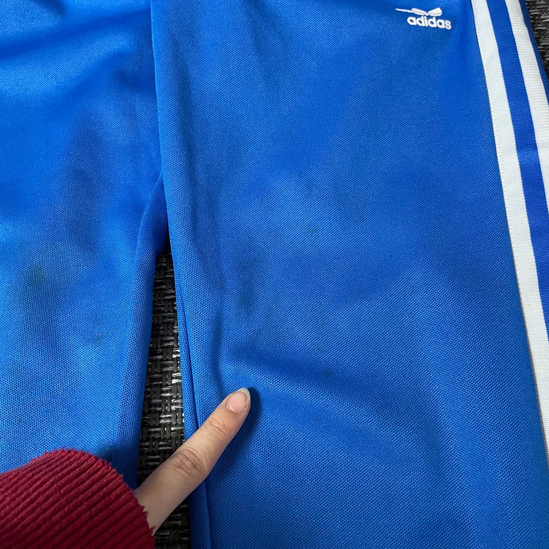 (밴딩) 아디다스 블루 트랙 팬츠 95 상품이미지4