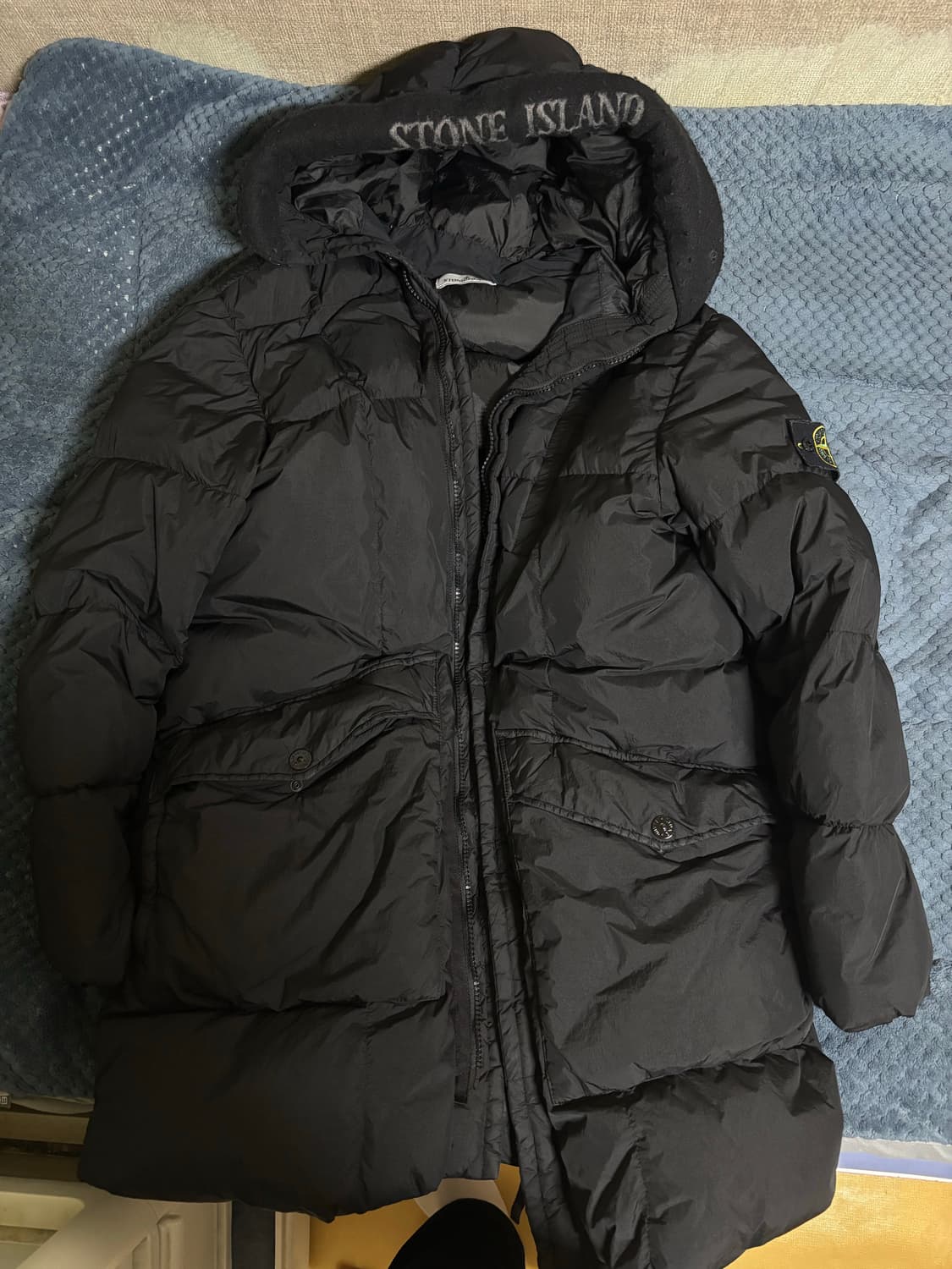 스톤아일랜드 크링클랩스 롱패딩 xl 상품이미지1