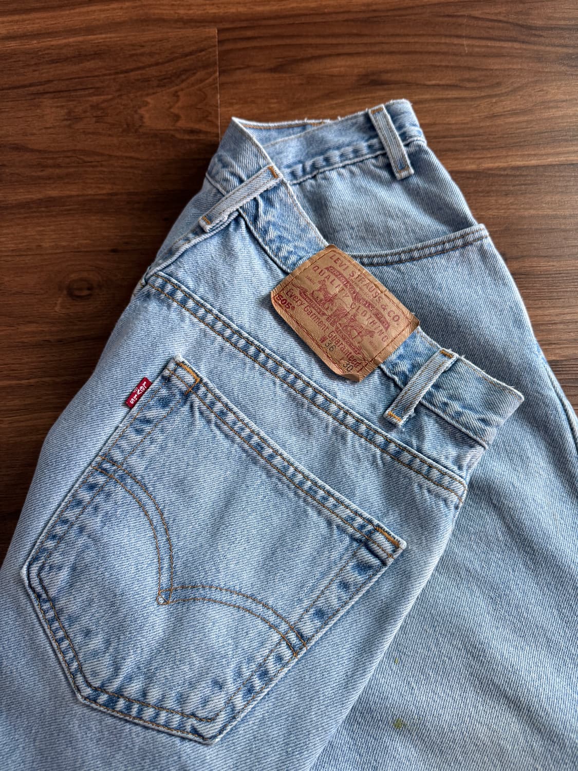 [36]90's 리바이스 Made in USA 505 데님 팬츠 상품이미지2