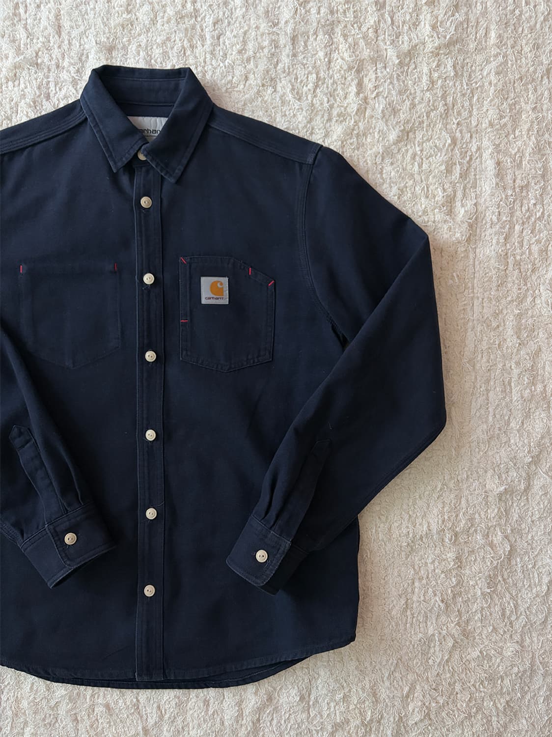 칼하트 네이비 셔츠 상품이미지2