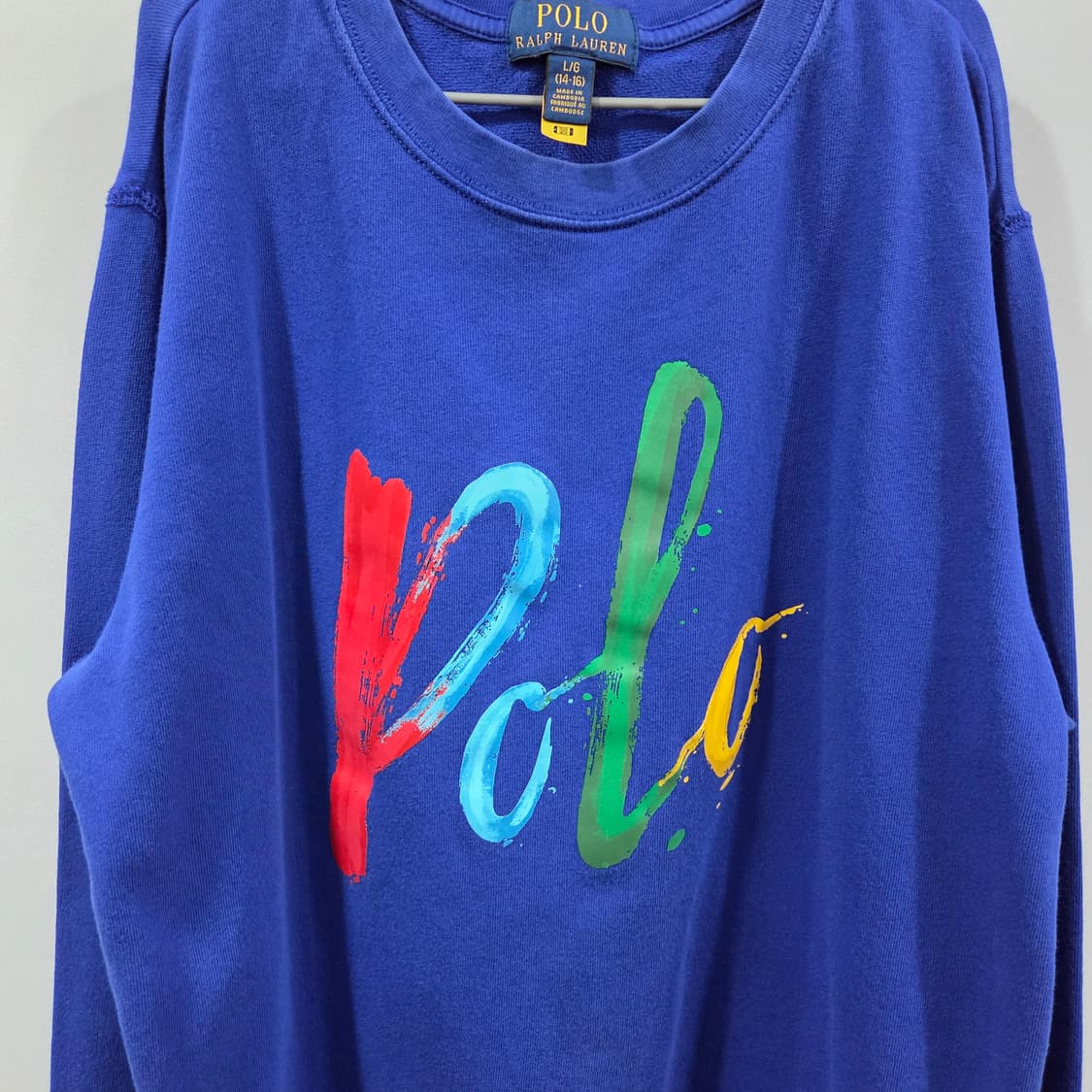 폴로랄프로렌 키즈 프린팅 롱슬리브 L(14/16) 상품이미지2