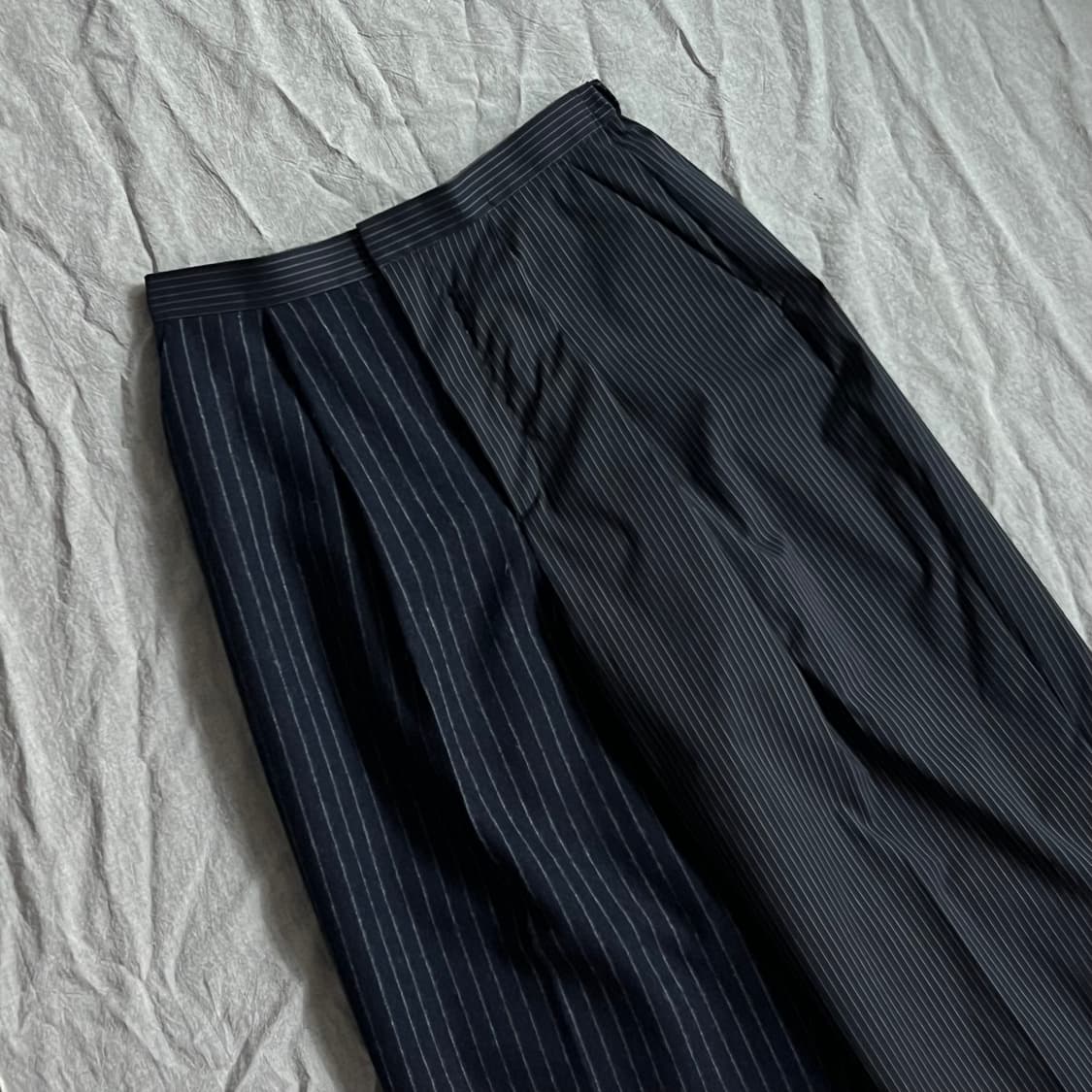 enfold 네이비 스트라이프 트라우저 상품이미지5