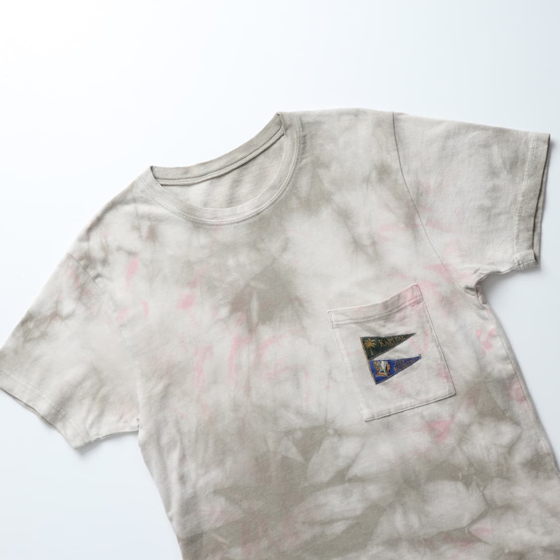 캐피탈 KAPITAL Pennant T Smoky ASHBURY DYED 상품이미지5