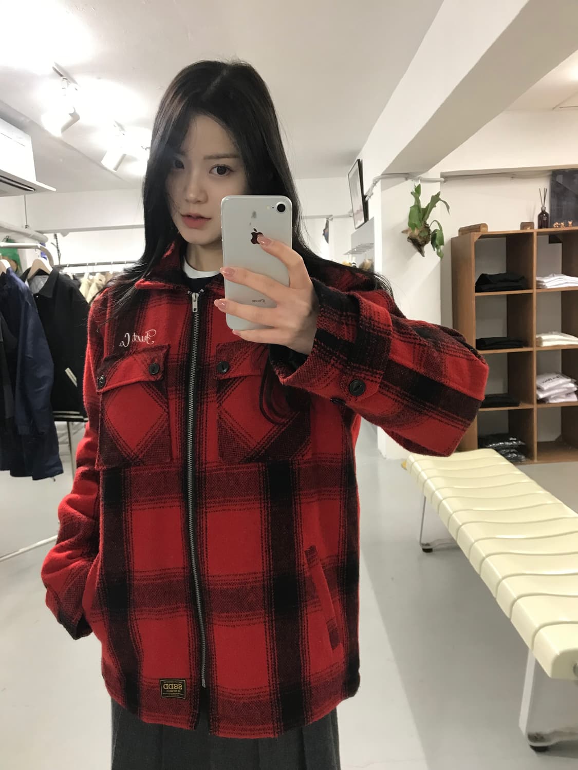 FUCT Plaid Zip Jacket 상품이미지2