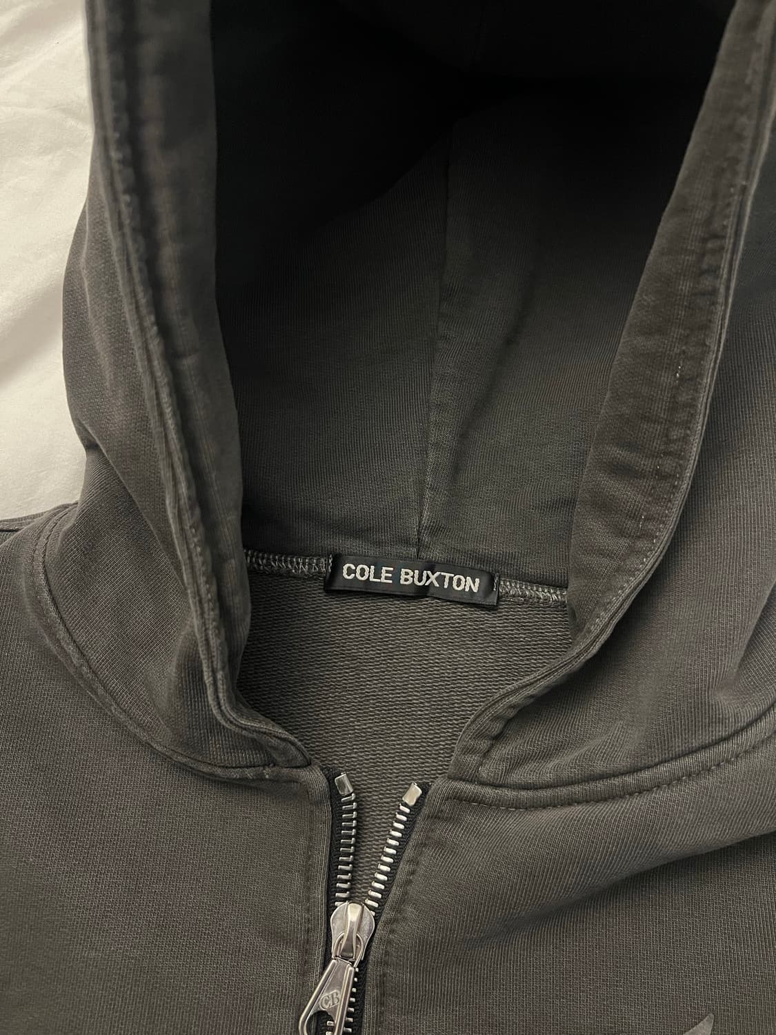 INTERNATIONAL ZIPPED HOODIE OG - GREY 상품이미지3