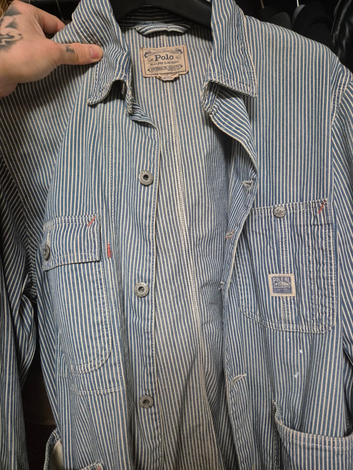 폴로 히코리자켓m사이즈판매합니다 상품이미지1