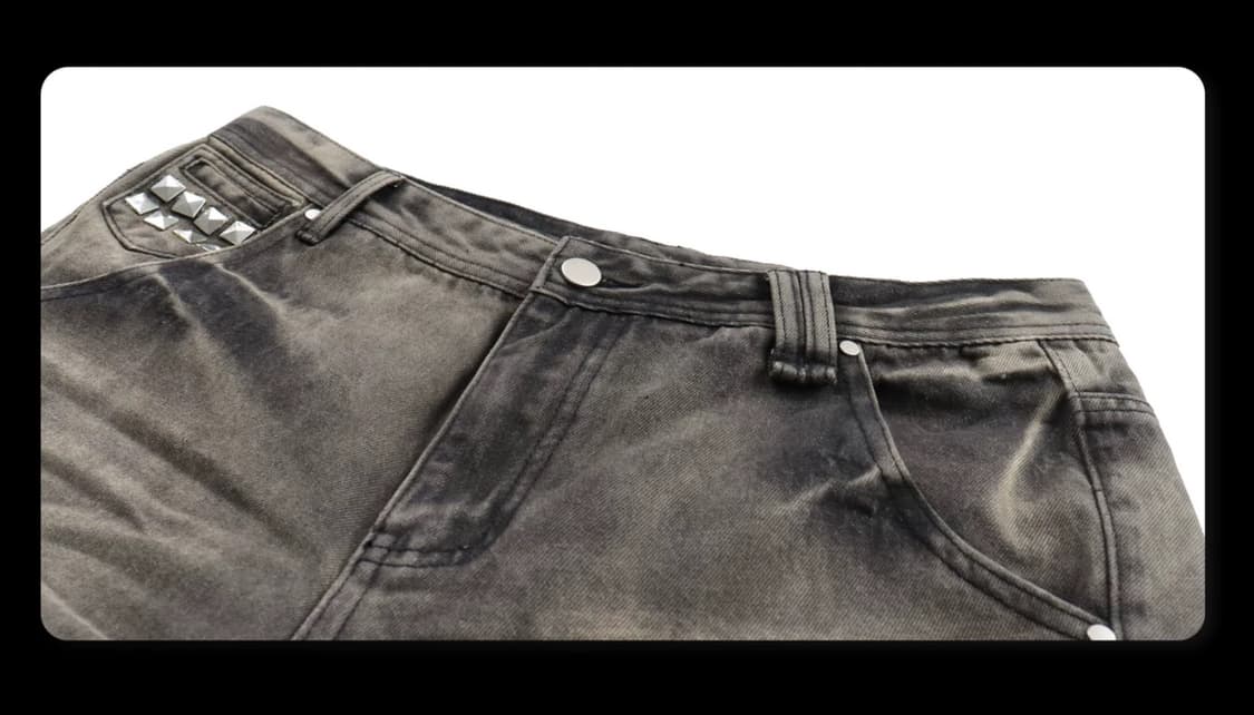 Shadow Scrape Loose Jeans 상품이미지6