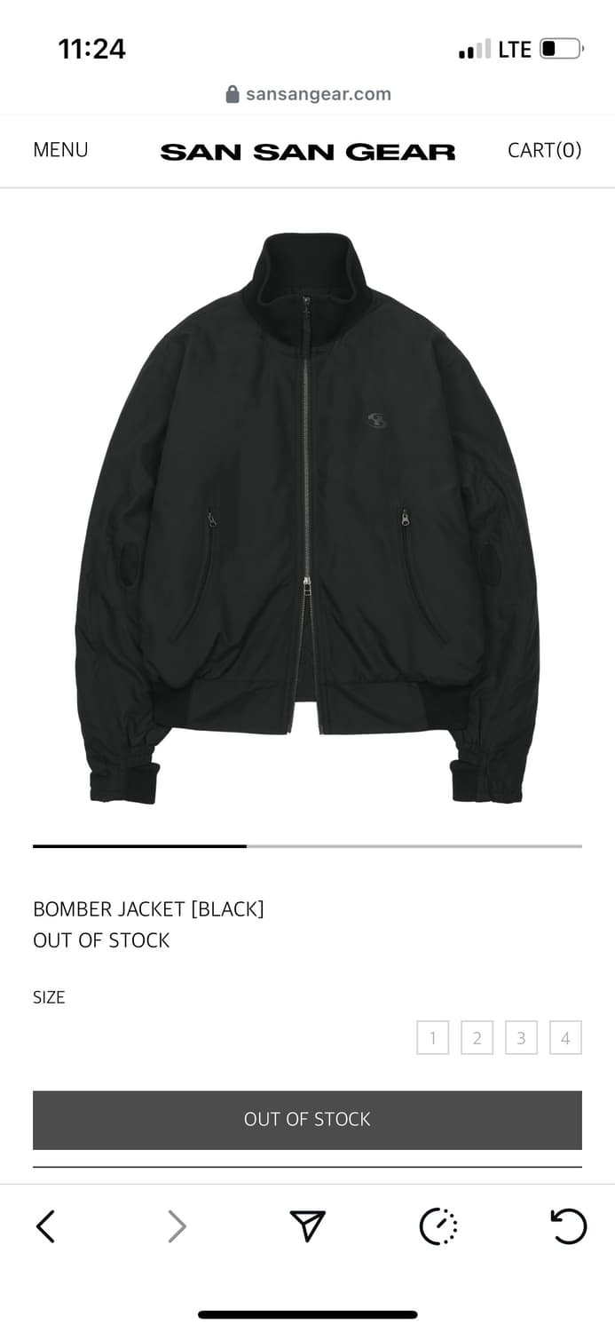 (구매) 산산기어 봄버자켓 상품이미지1