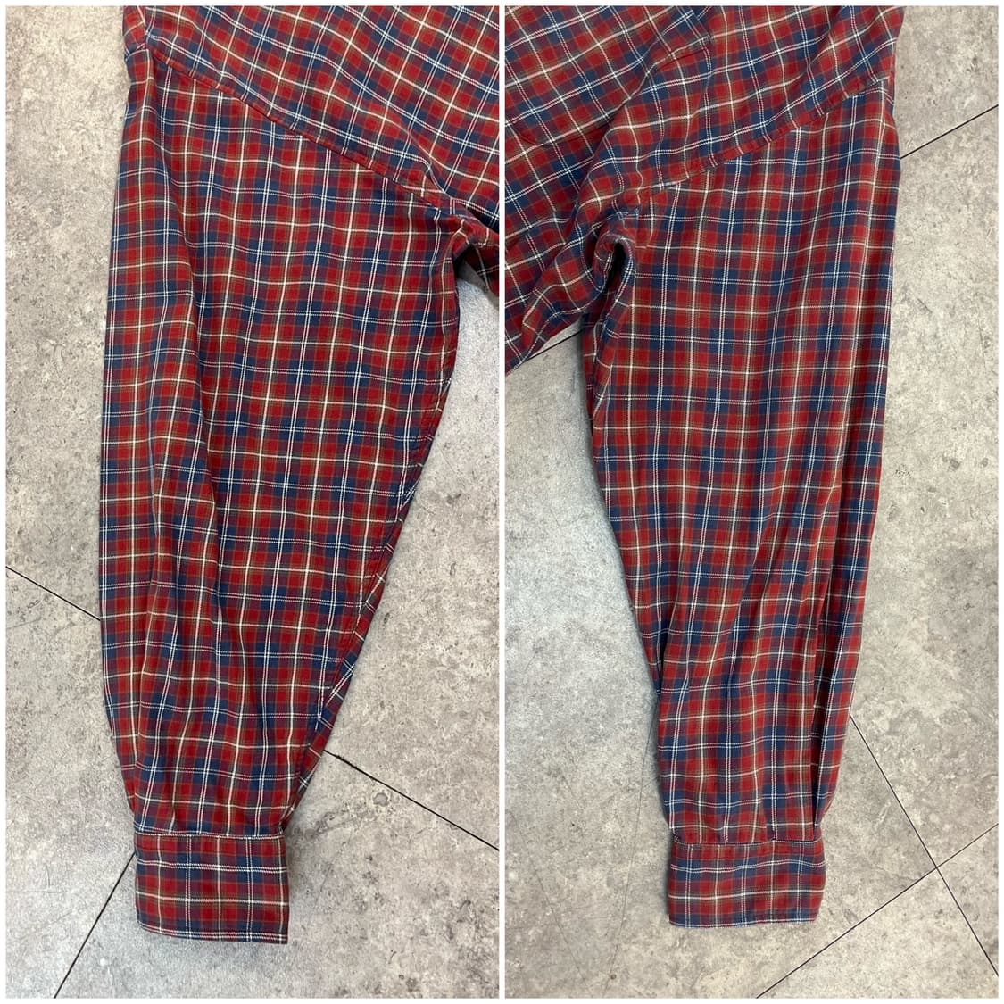 후부 체크 셔츠 레드 105 #csz2961 상품이미지5