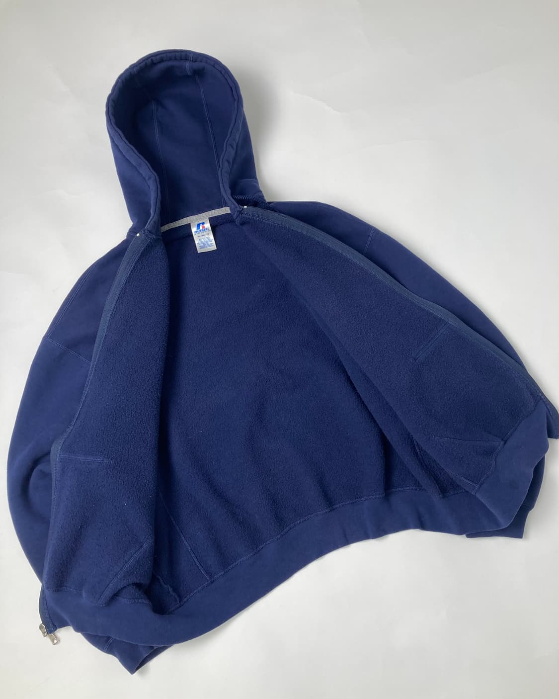 00s Russell Zip Up Hoodie (navy) 상품이미지7