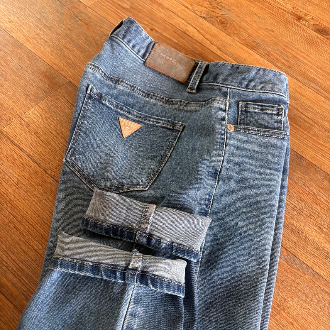 게스 데님 청바지 29 스판 슬림 테이퍼드 편안한 실루엣 상품이미지3