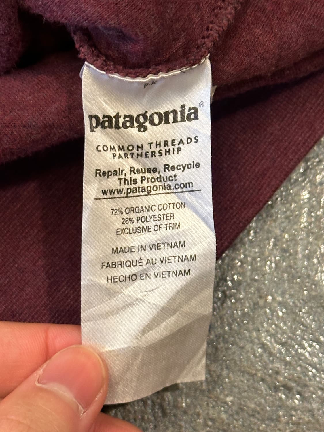 파타고니아 코튼 스냅티 M 상품이미지6