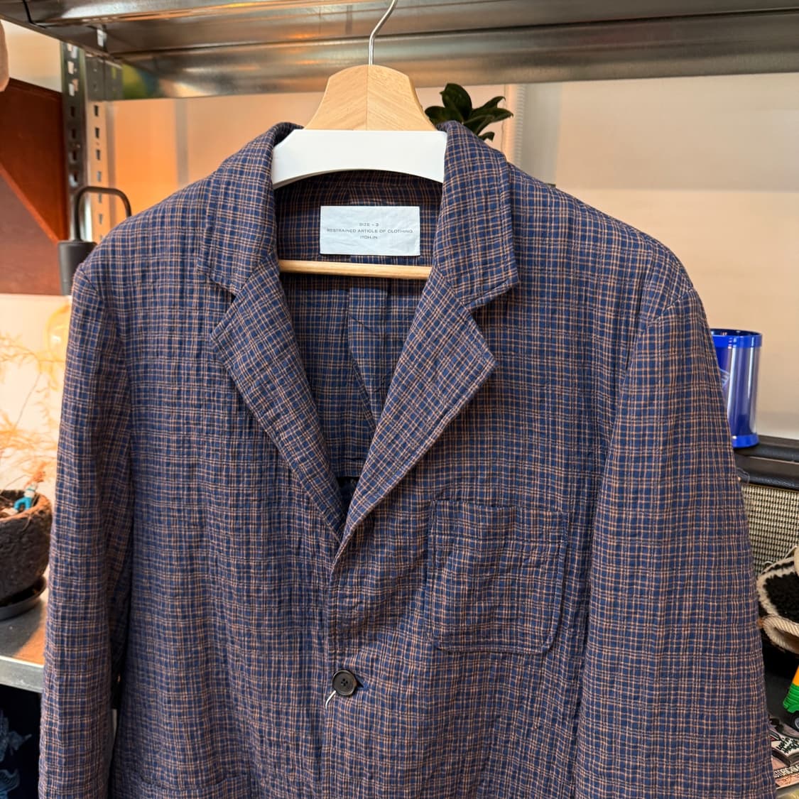 ITOH 인도생산 시어서커 싱글벤트 클래식 자켓 상품이미지2