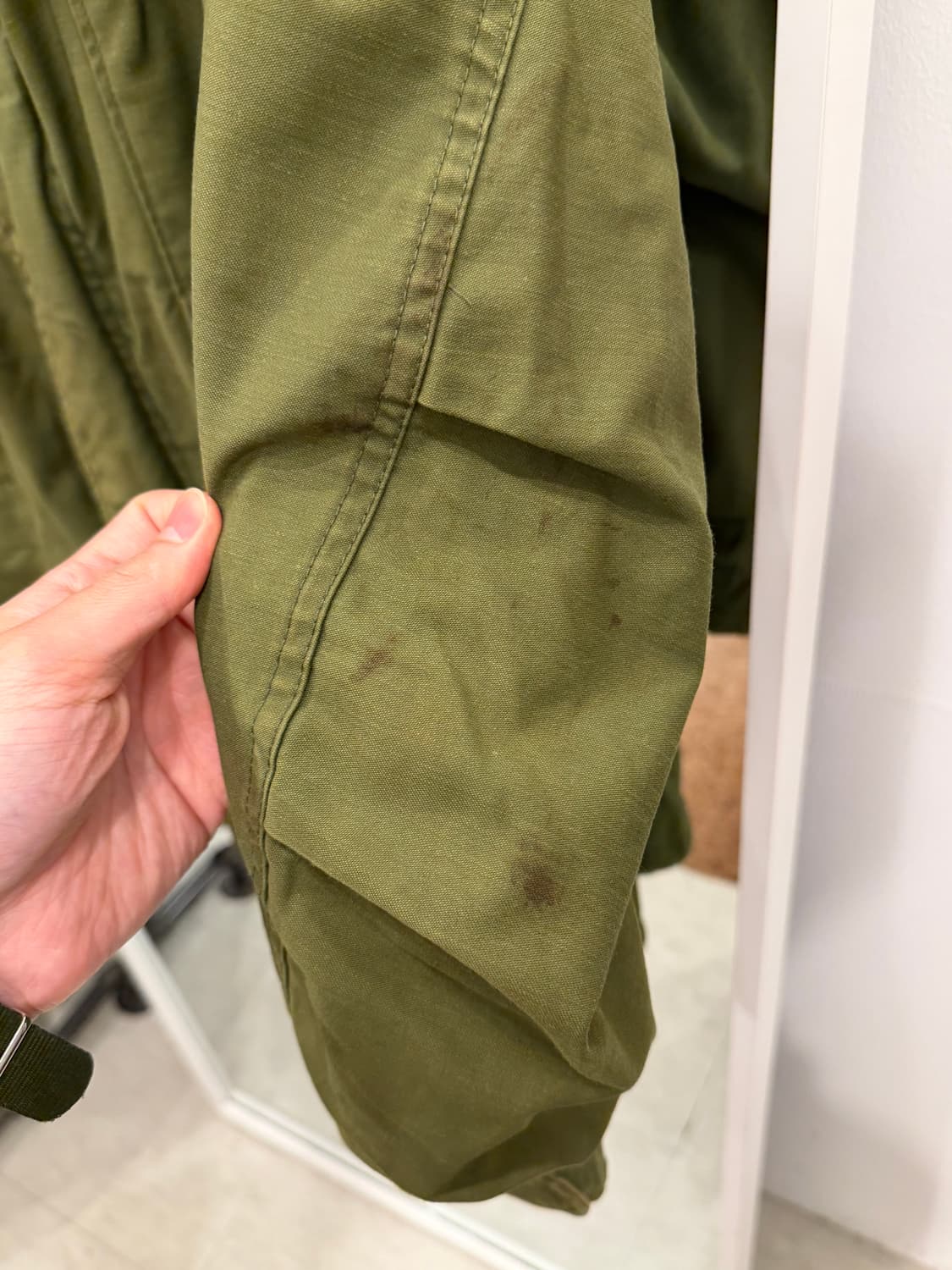 80s Military U.S.Army 미군 오리지날 M-65 필드 자켓 상품이미지9