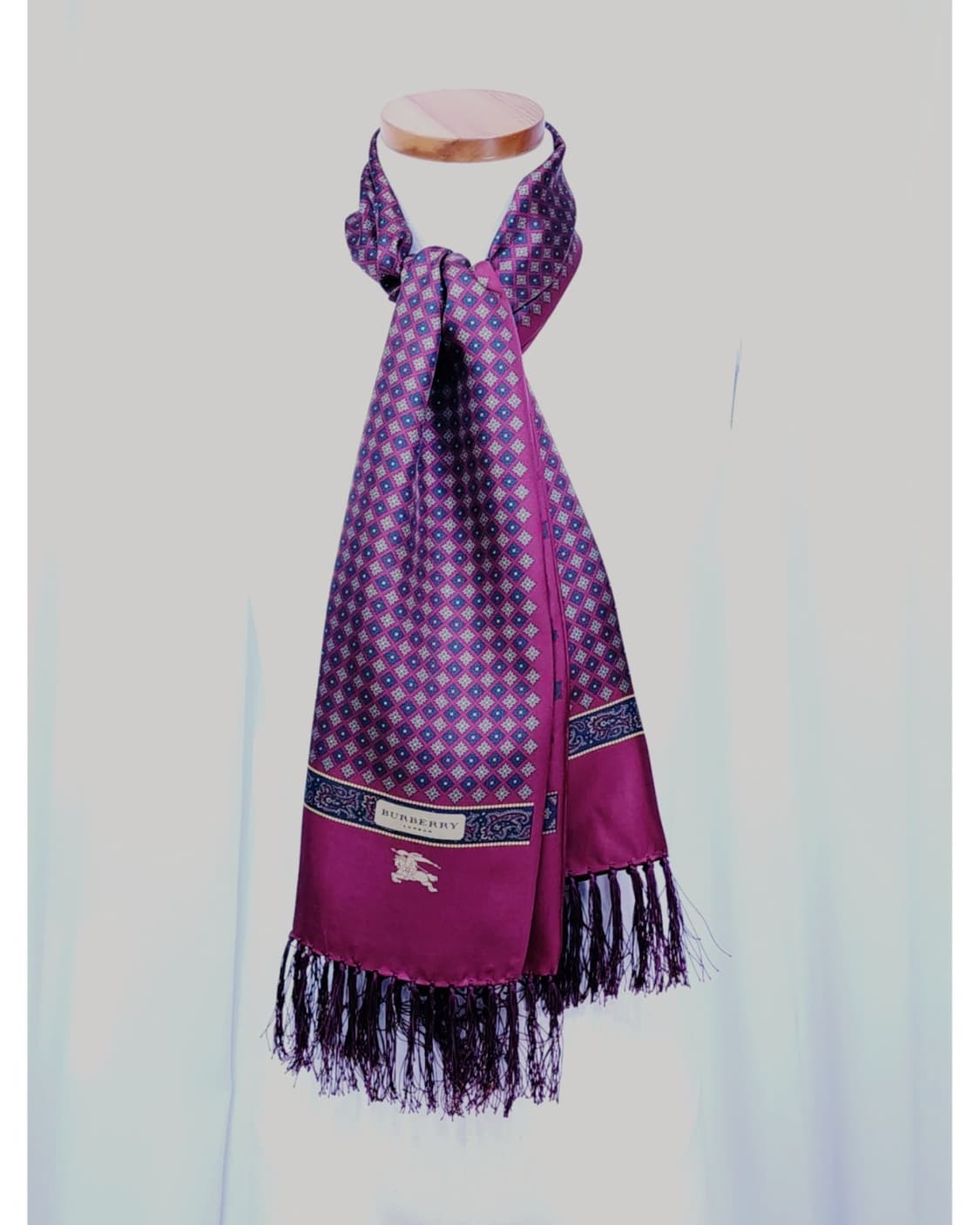 버버리 남성 실크스카프 상품이미지4