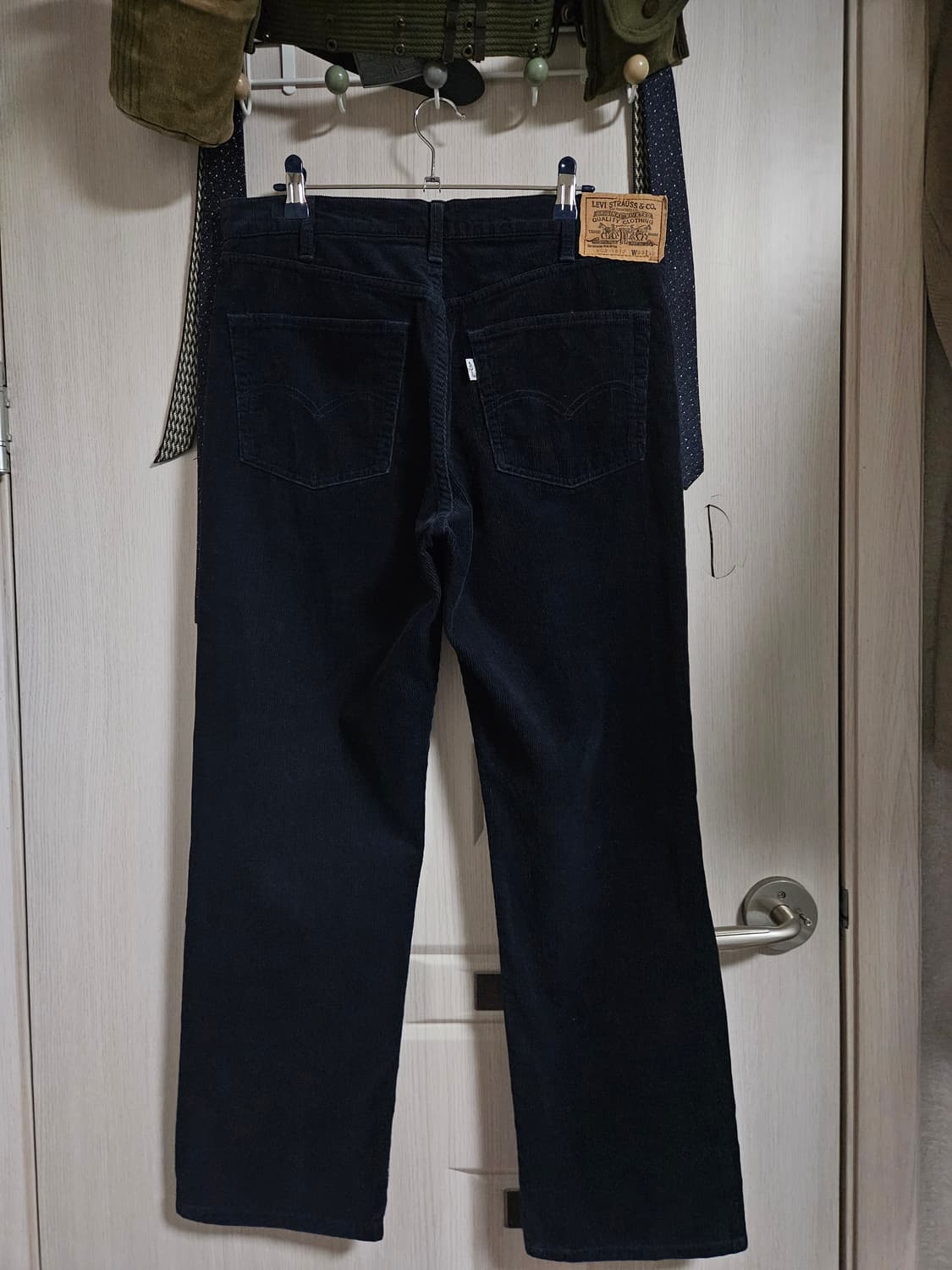 90s jp 리바이스 503 코듀로이 화이트탭 팬츠 33 상품이미지2