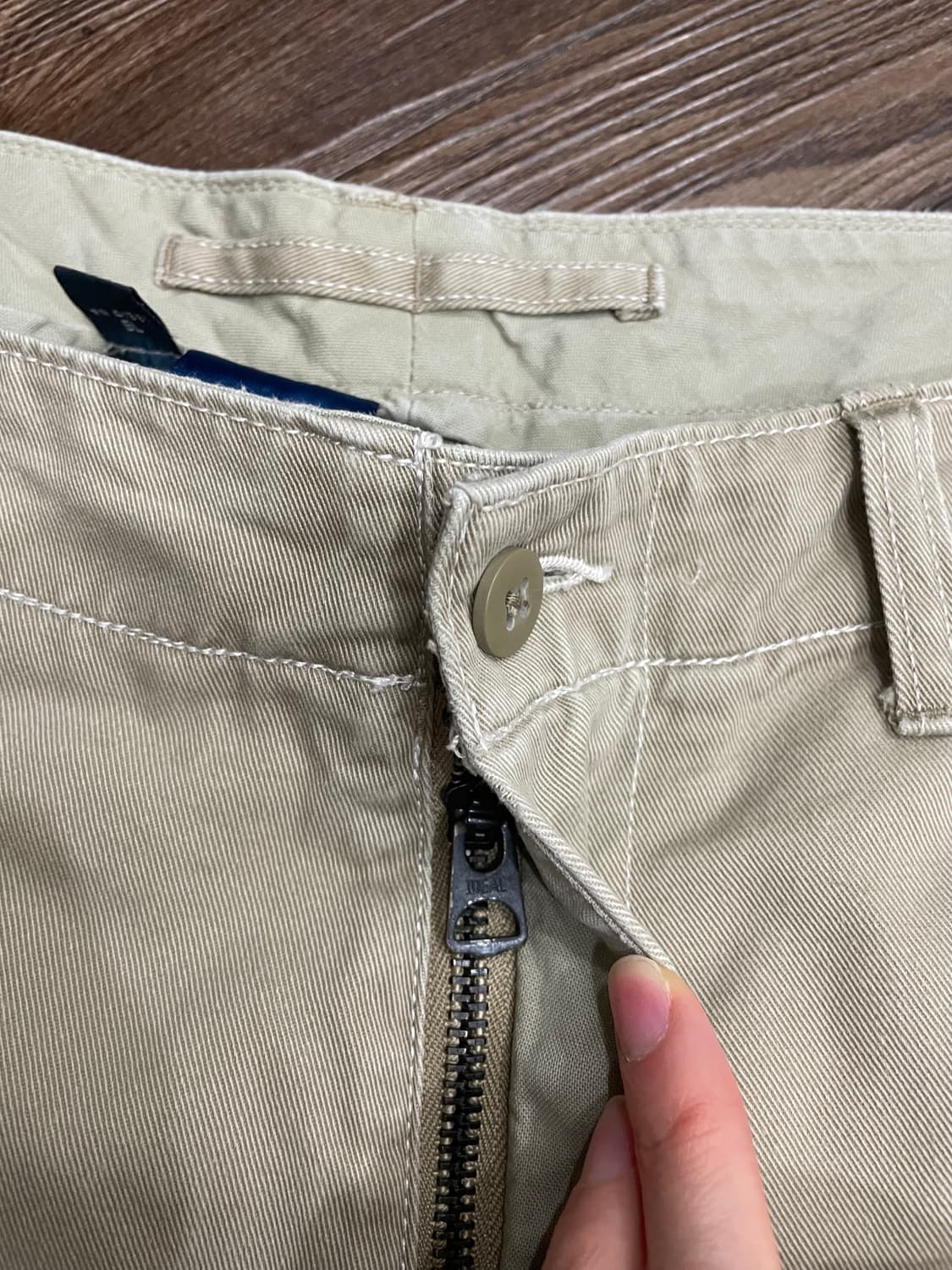 폴로 랄프로렌 도그 강아지 자수 치노 팬츠 베이지 상품이미지5