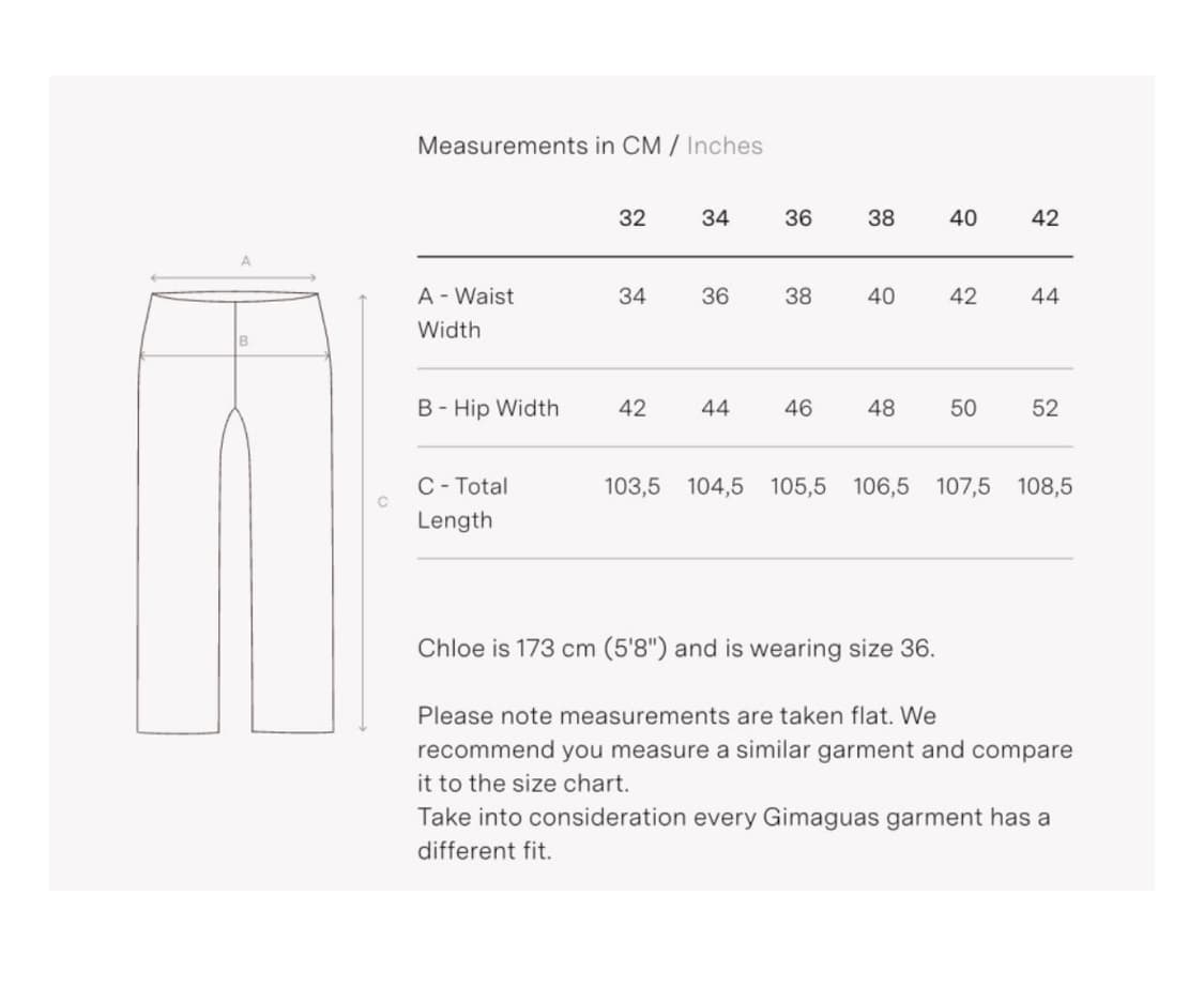 기마구아스 chica trousers 32사이즈 상품이미지2