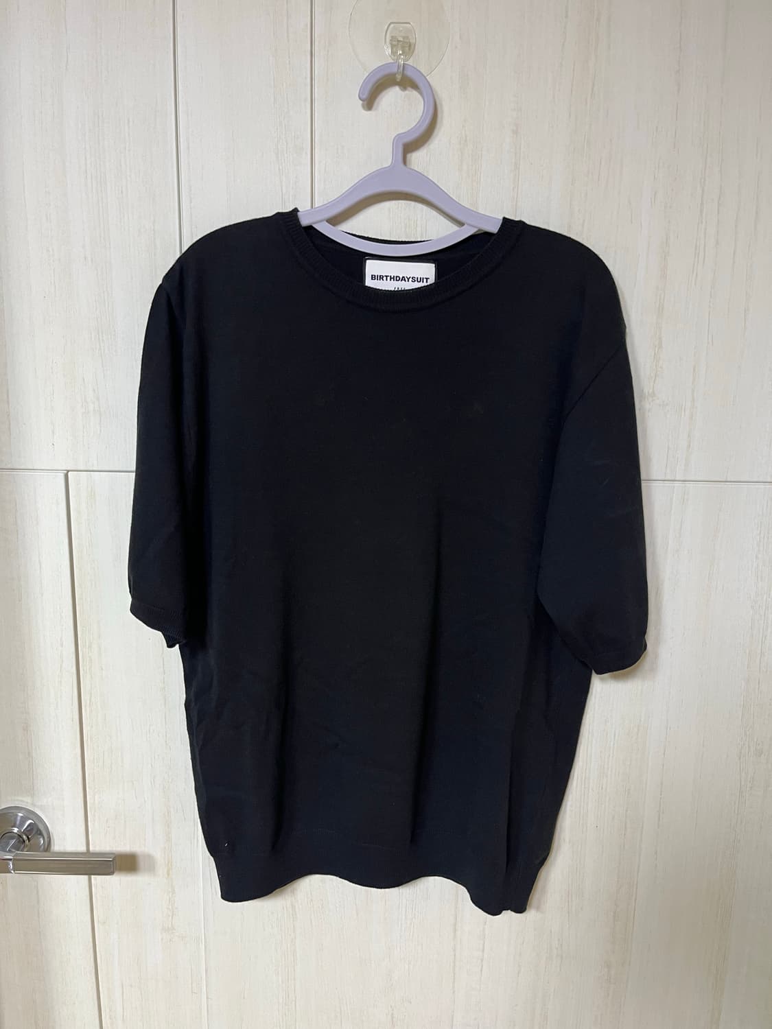 벌스데이슈트 반팔 니트 상품이미지1