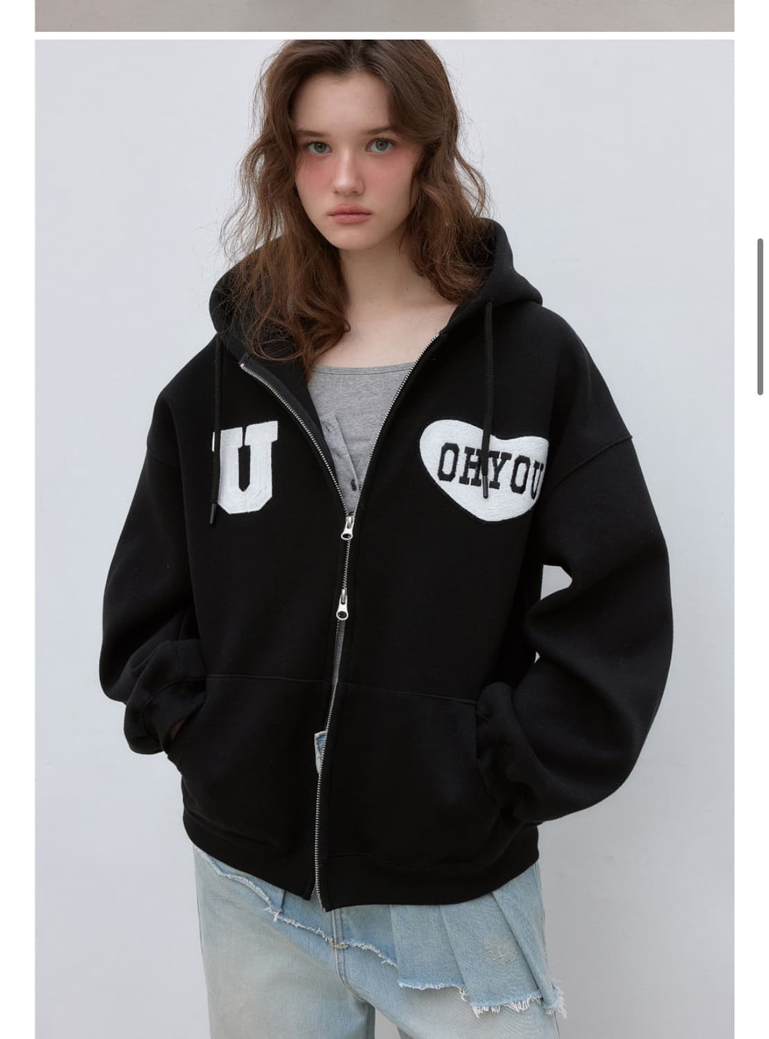 더오유 후드집업 (택포) 상품이미지1