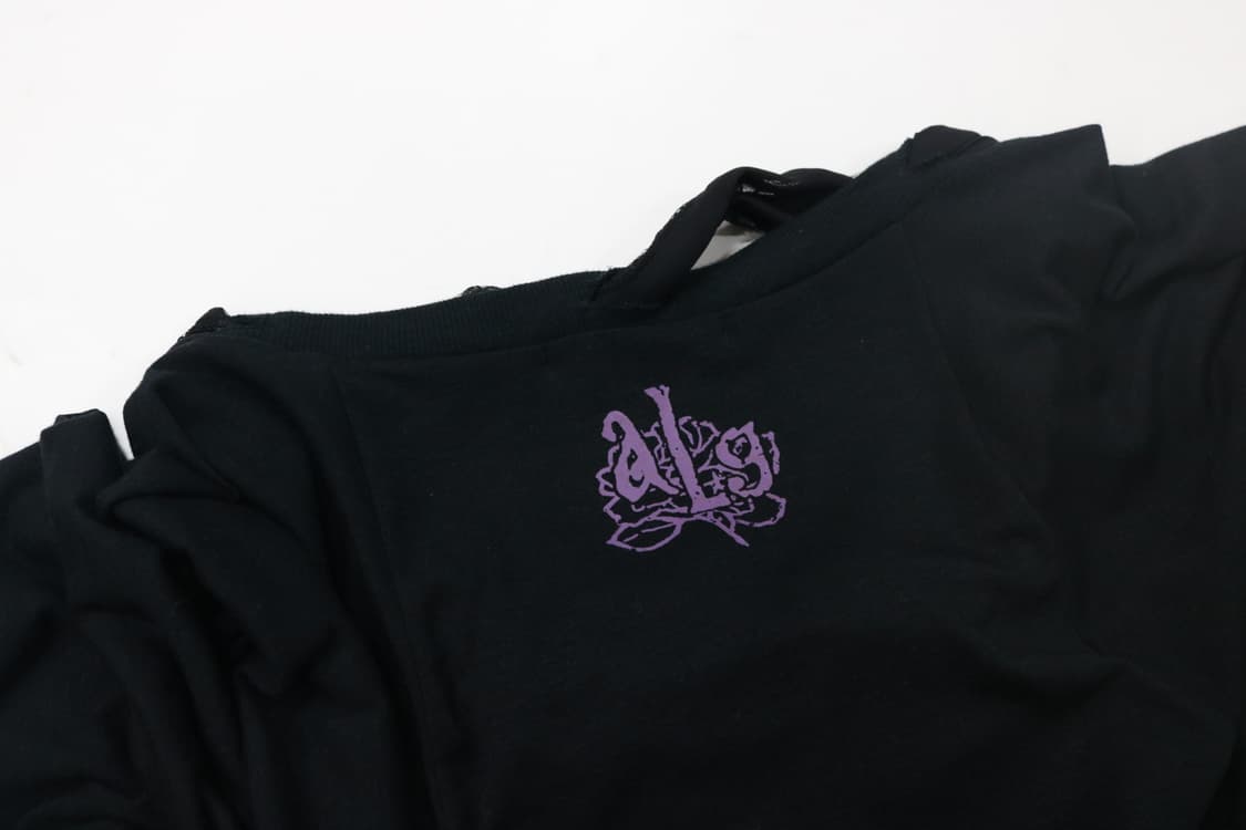 ALGONQUINS 알곤퀸 빈티지 펑크 로즈 레이스 타이 롱슬리브 (L) 상품이미지8