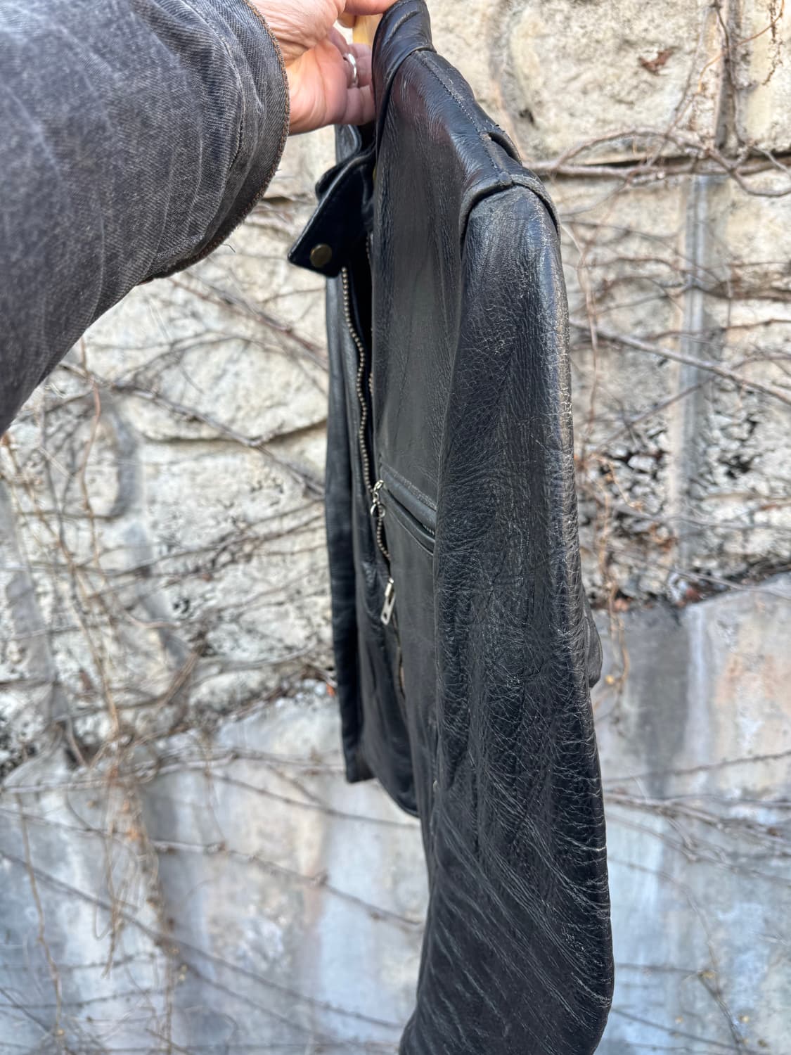 Vanson 타입 b 싱글라이더 가죽 자켓 36 상품이미지7