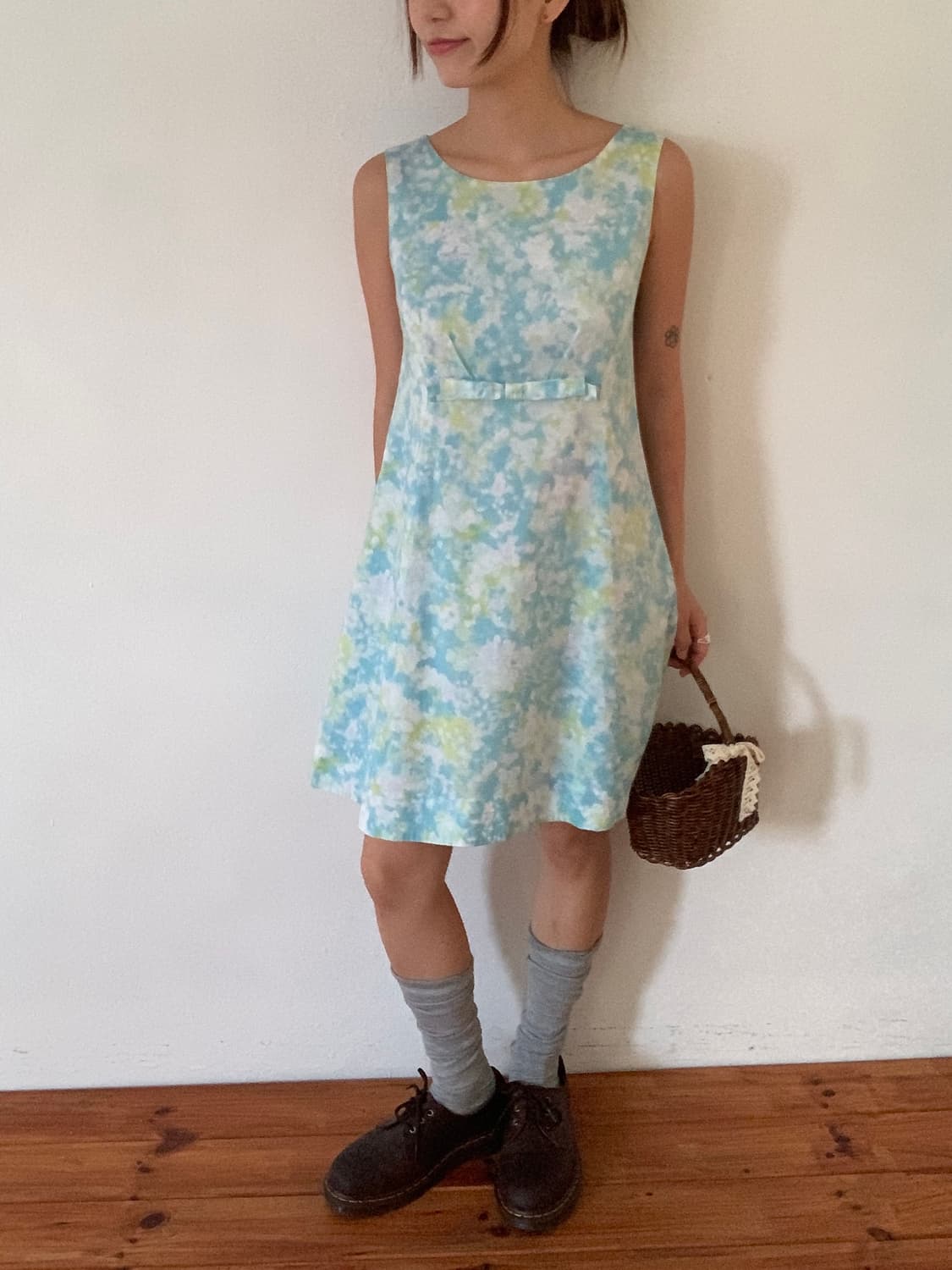 Candy Ribbon Mini Dress 상품이미지2