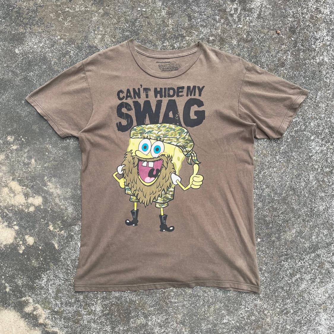 스폰지밥 Can’t Hide my Swag 반팔 티셔츠 상품이미지2