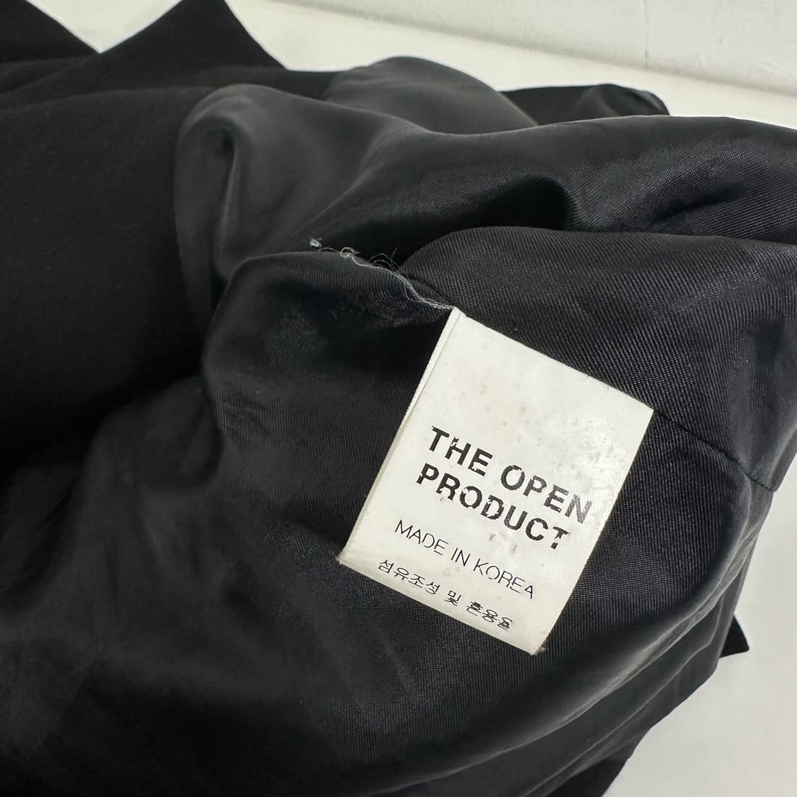 우먼FREE 더오픈프로덕트 블랙 롱 더블코트 상품이미지9