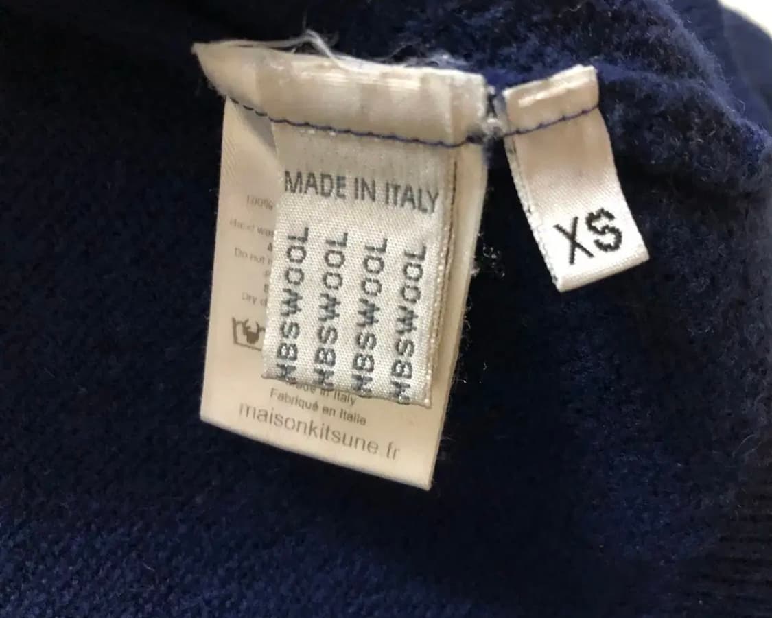 메종키츠네 정품 램스 울 가디건 상품이미지7