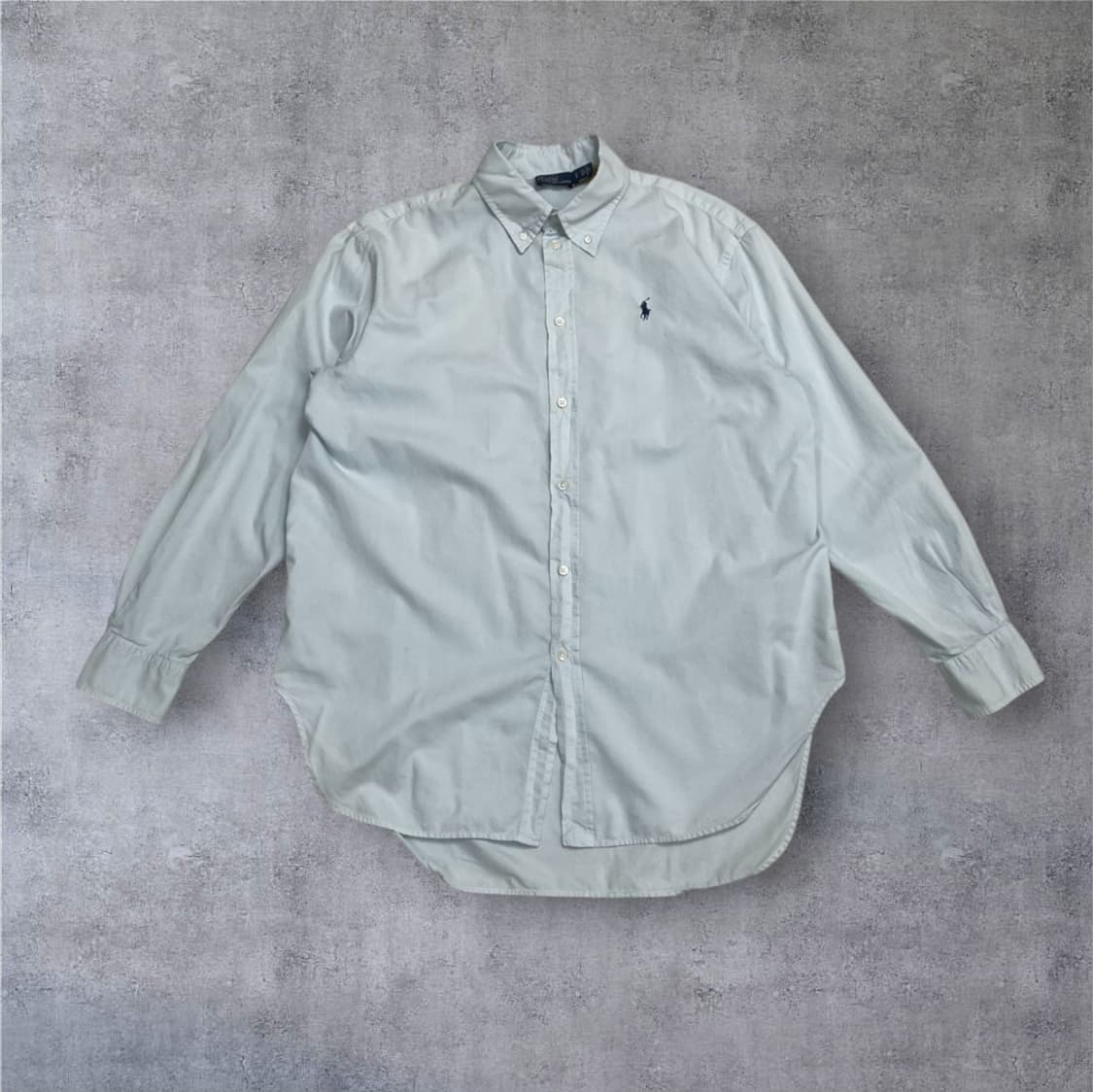 폴로 랄프로렌 스카이블루 포니자수 셔츠 S 상품이미지1
