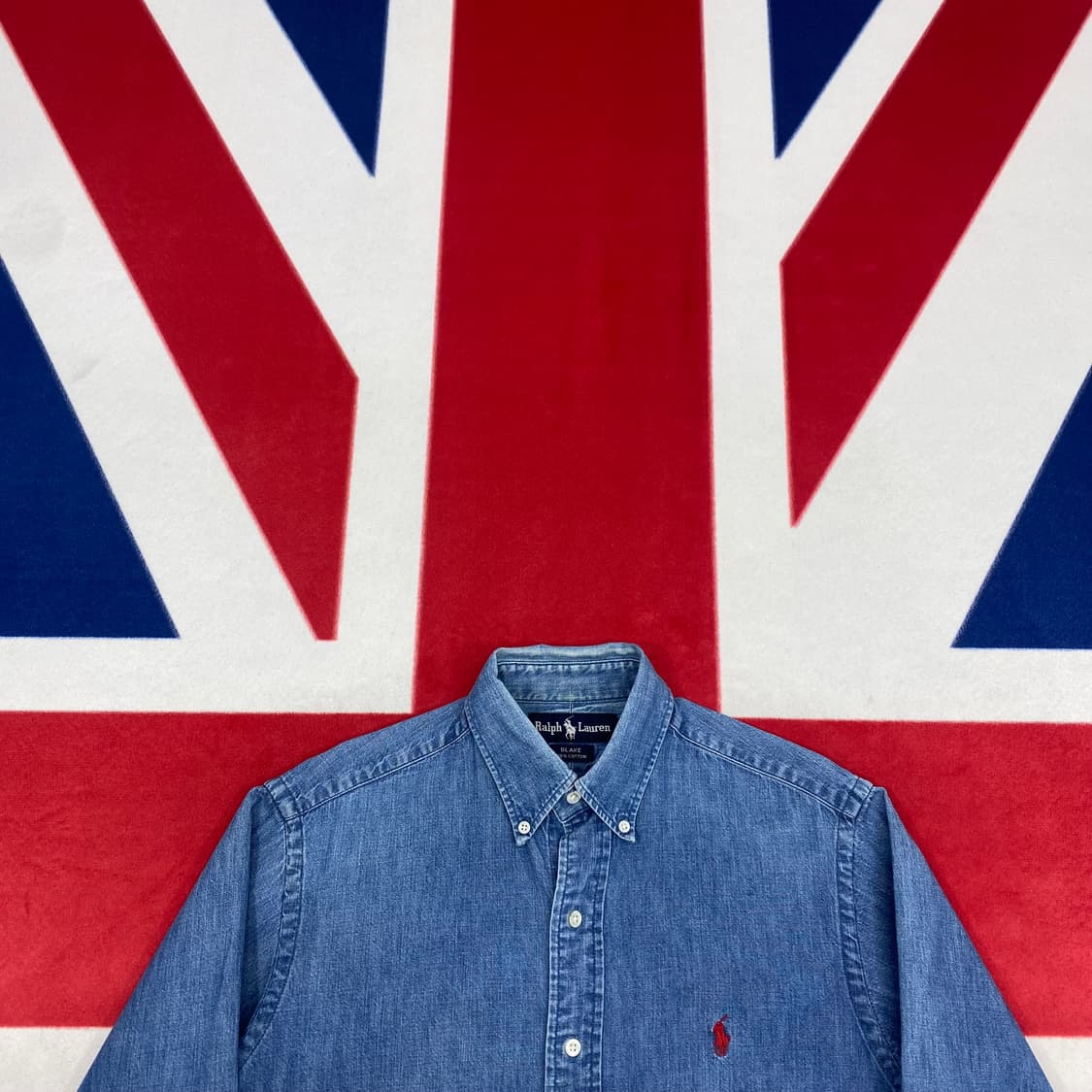 폴로 데님셔츠 85 실측 M 상품이미지2