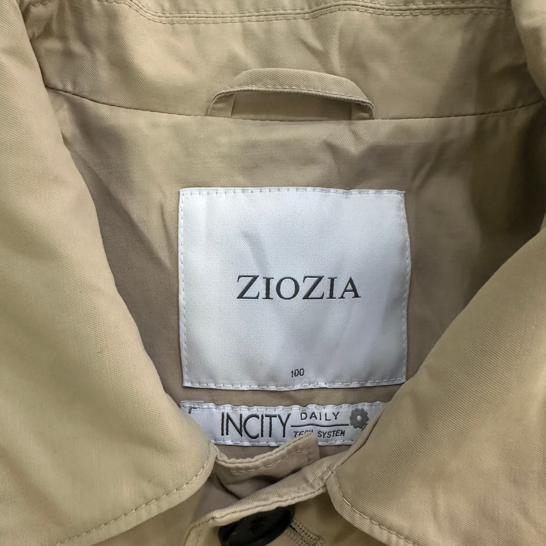 100 지오지아 남성용 트렌치 코트 0414D 상품이미지2